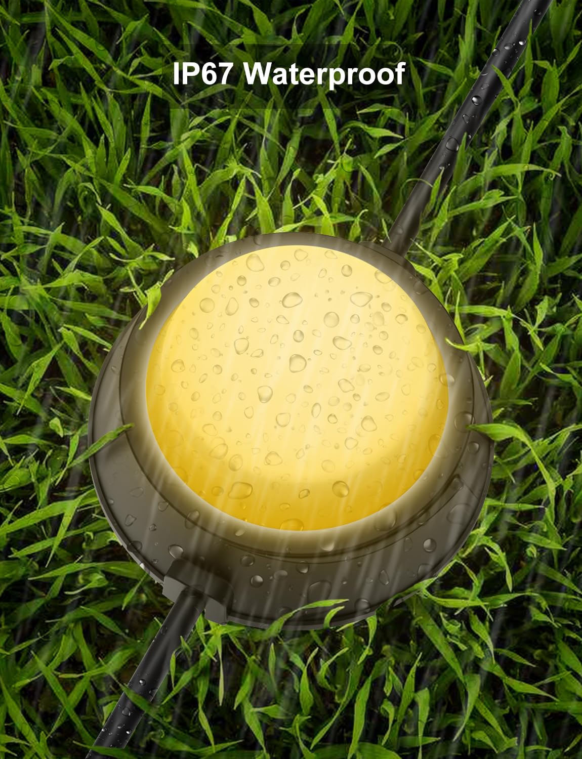 Appeck Outdoor Ground Lights 26 Pack, 59Ft Smart Rgbicw Pathway Lights, Ip67 Waterproof Landscape Lighting With Alexa, App Contr