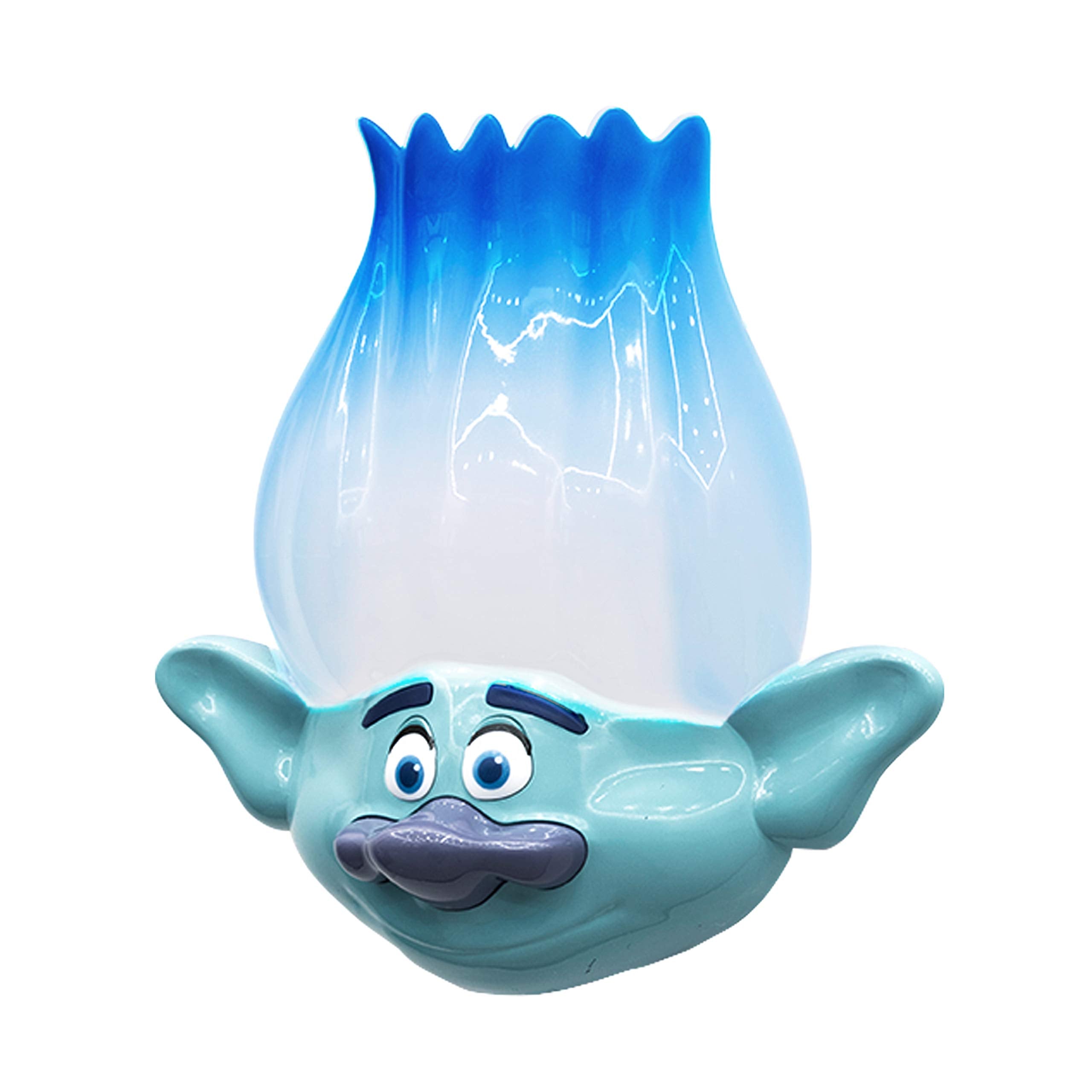 DREAMWORKS TROLLS Branch LED Night Light, Plug-in, Dusk to Dawn, Teal Glow, UL-Listed, Model 47393
