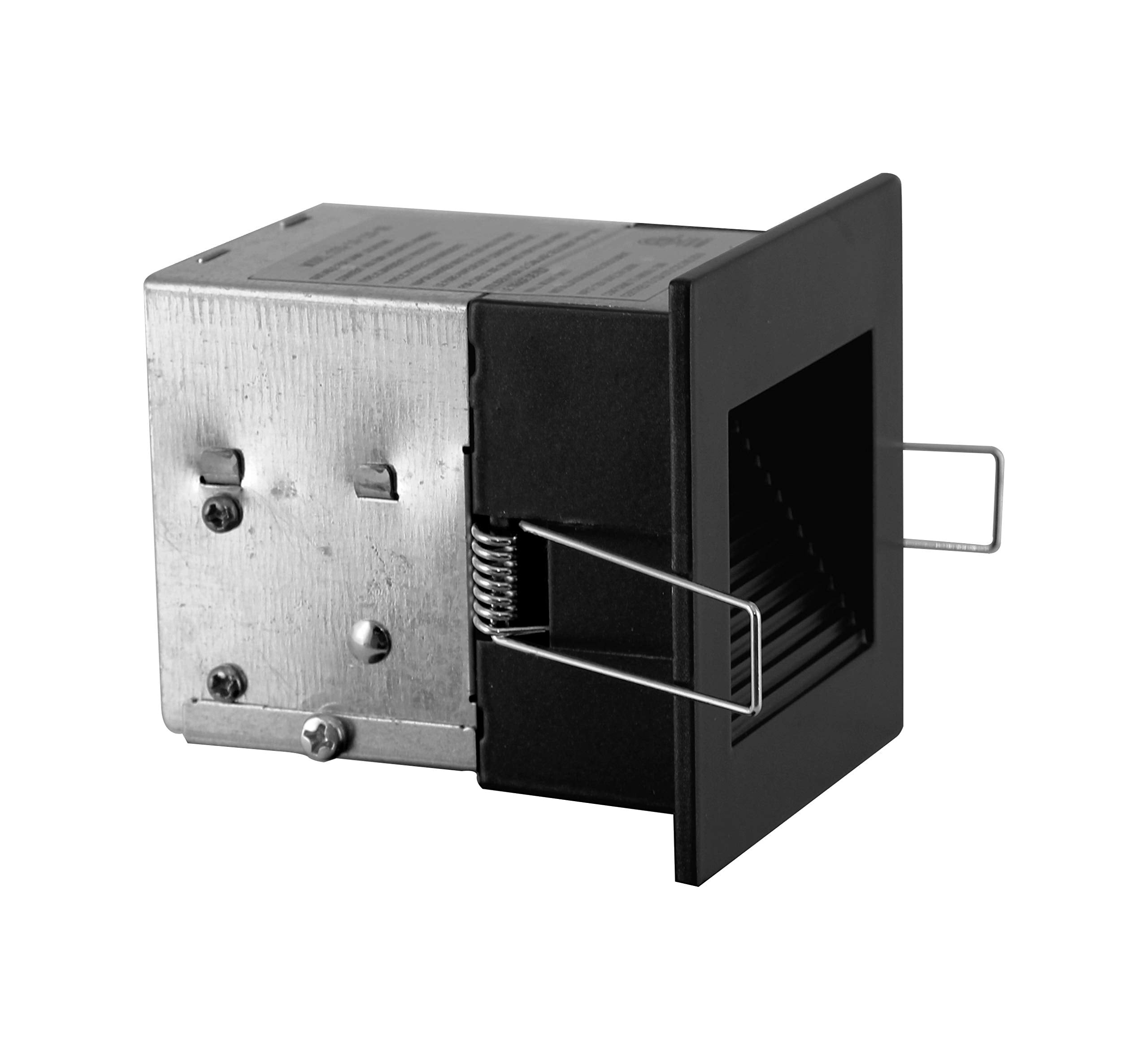 Nicor Lighting Led Square Accent Pathway Steplight, White (Stq-10-120-Wh)