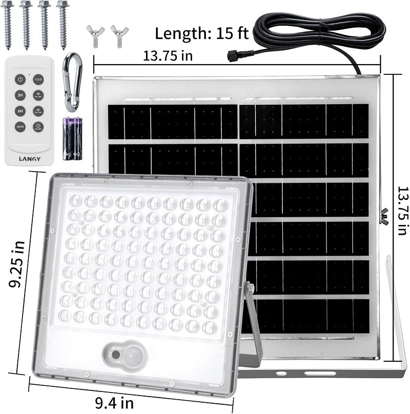 Solar Green Floodlight for Night Hunting -14,000 lumens