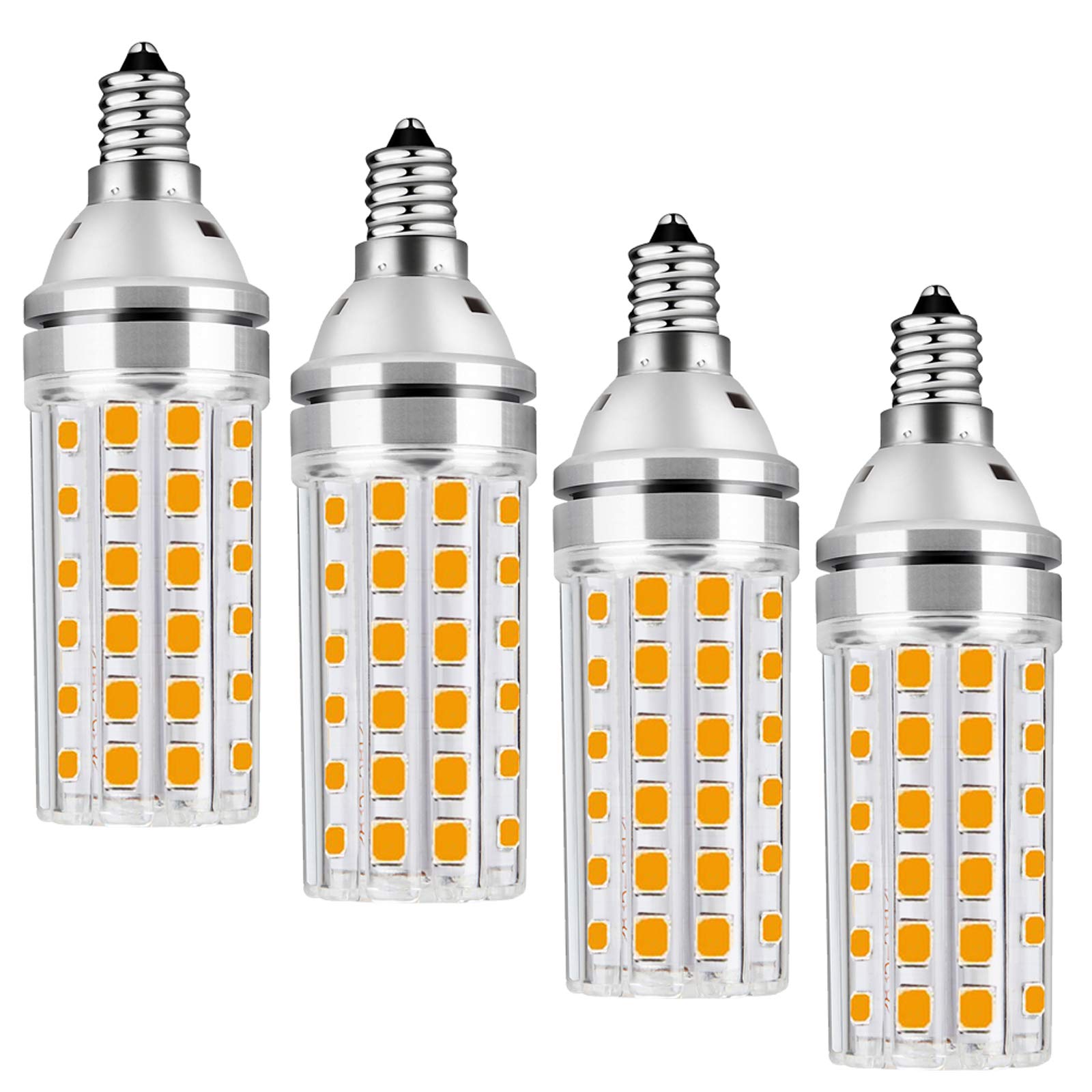 Hullovota E12 Led Bulb, 15W Warm White 3000K, 1500Lm, Candelabra Light