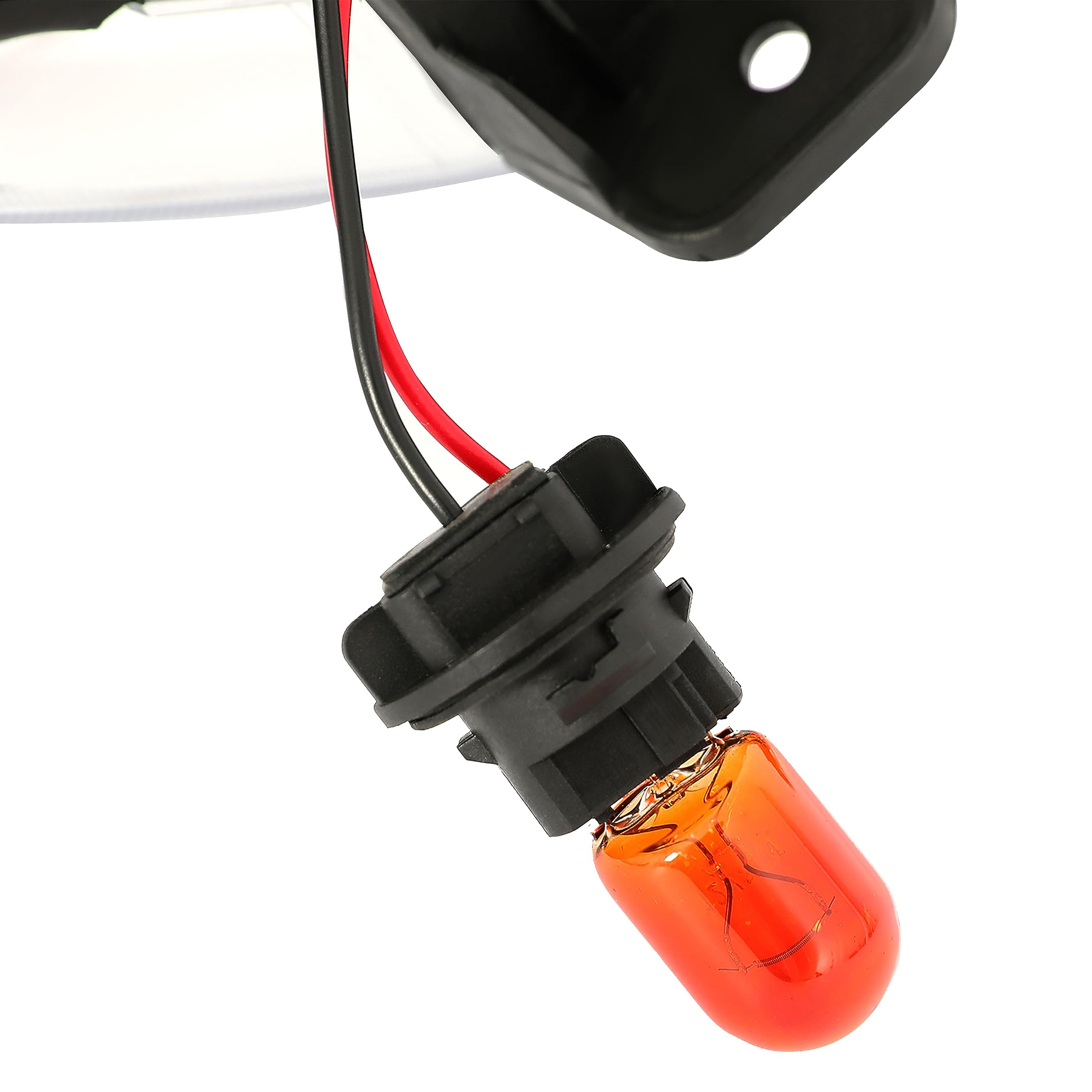 HECASA LH Turn Signal Light for 2019-2023 Chevy Malibu, Driver Side, Clear Lens, LED DRL, Plastic, Model VC-LYPL-174S-2