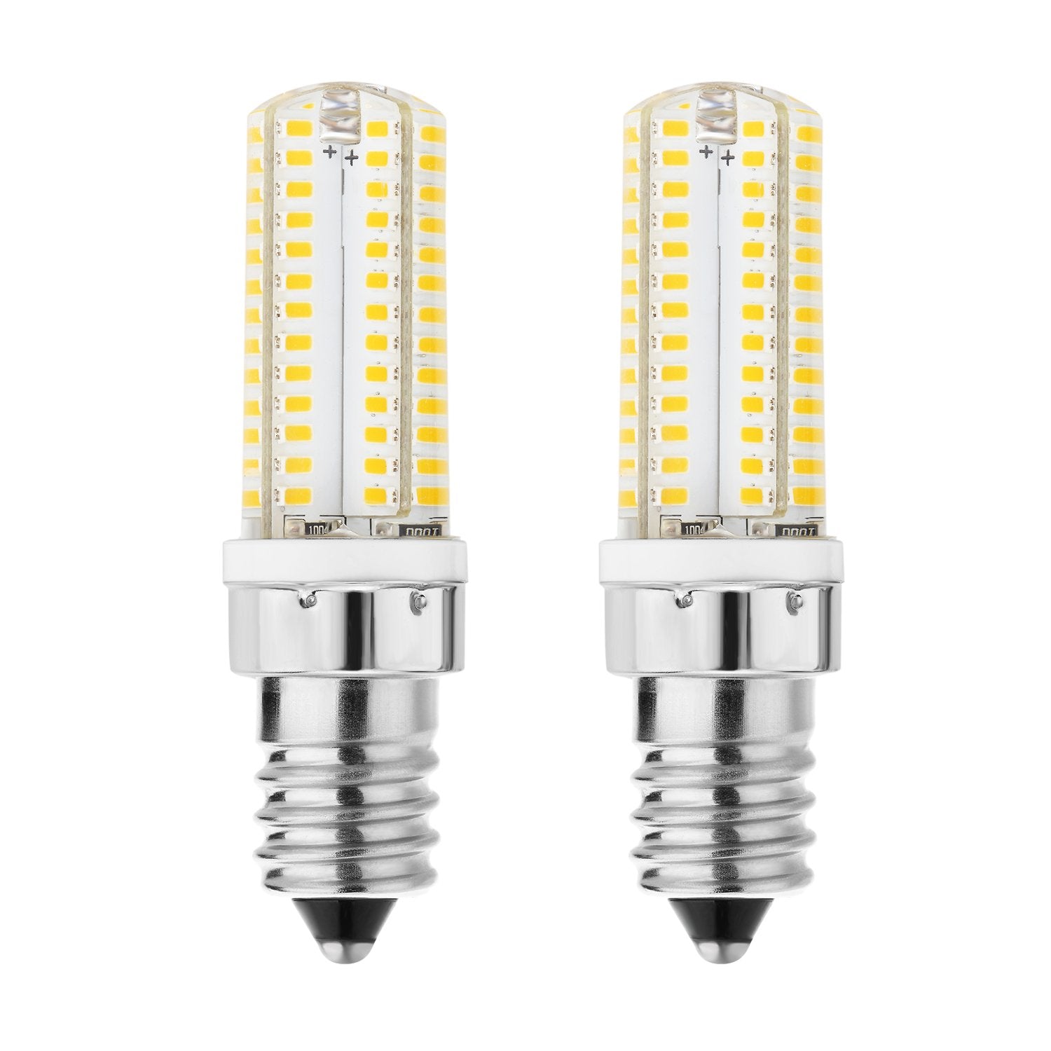 RA RAYHOO E14 LED Light Bulbs 5W Equivalent, Warm White 2800-3200K, 300-320LM, 2 Count