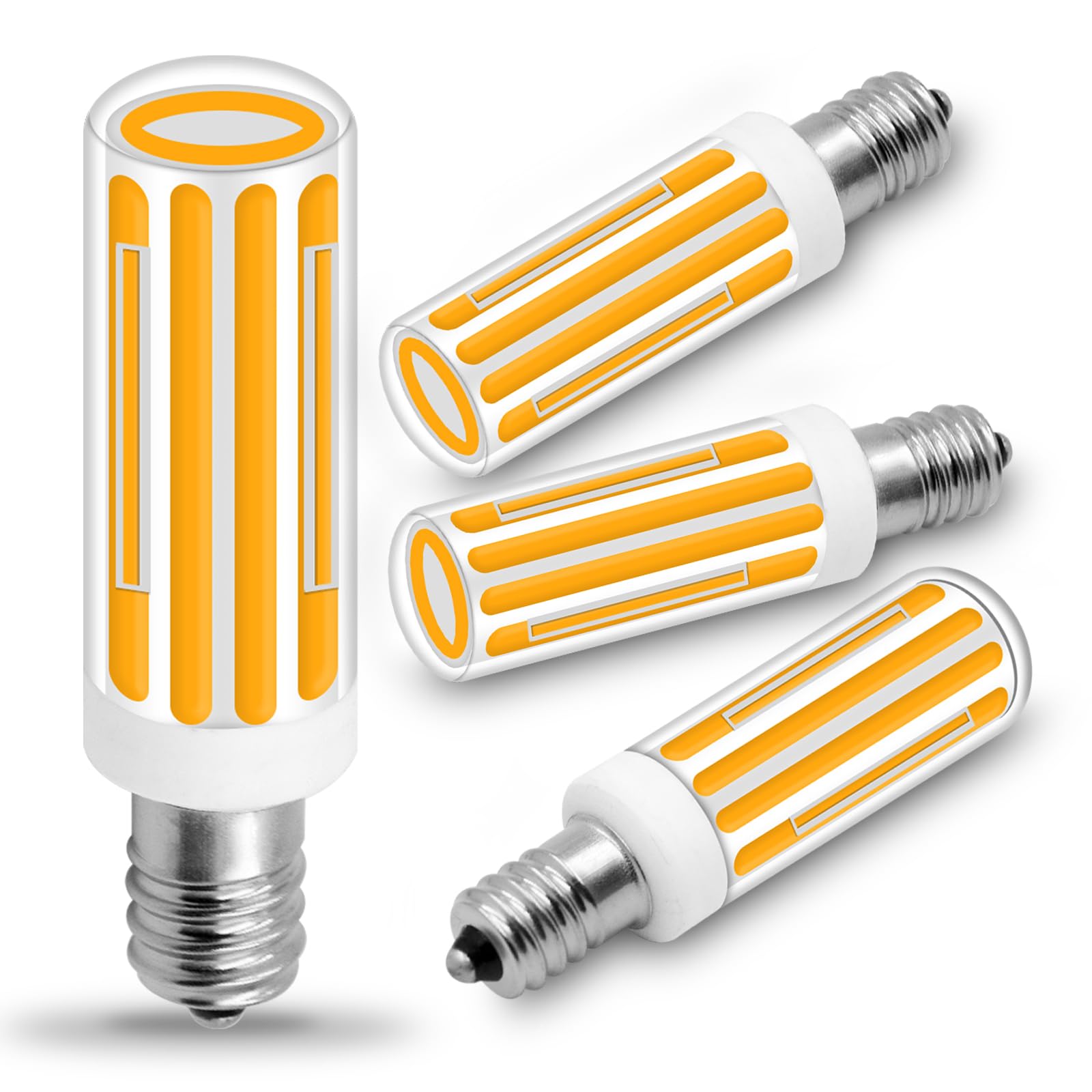 Zhenming E12 Led Bulb, 7W Dimmable Replacement 75W Light Bulbs, 120V 750Lm E12 Led Candelabra Bulbs C7 T3/T4 Light Bulbs For Cei