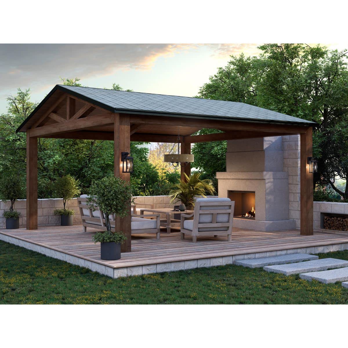 Progress Lighting 1-Light Outdoor Pendant, Matte Black with Mocha Rattan Accents, Model P550127-31M, Alloy Steel Construction