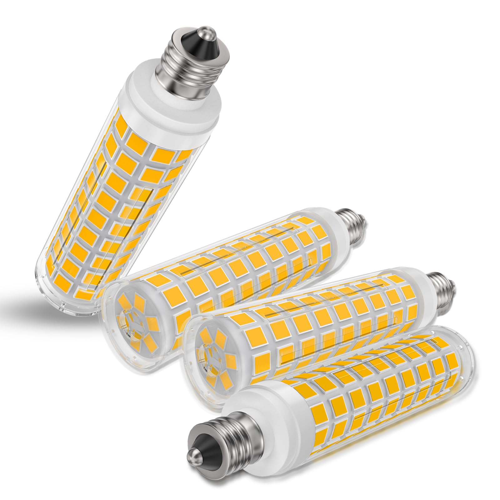 Dumiloo E11 Led Bulb Dimmable, 100 Watt Halogen Equivalent, 10W Warm White 3000K, T3 T4 Mini Candelabra Base, Jde11 120V 100W Fo