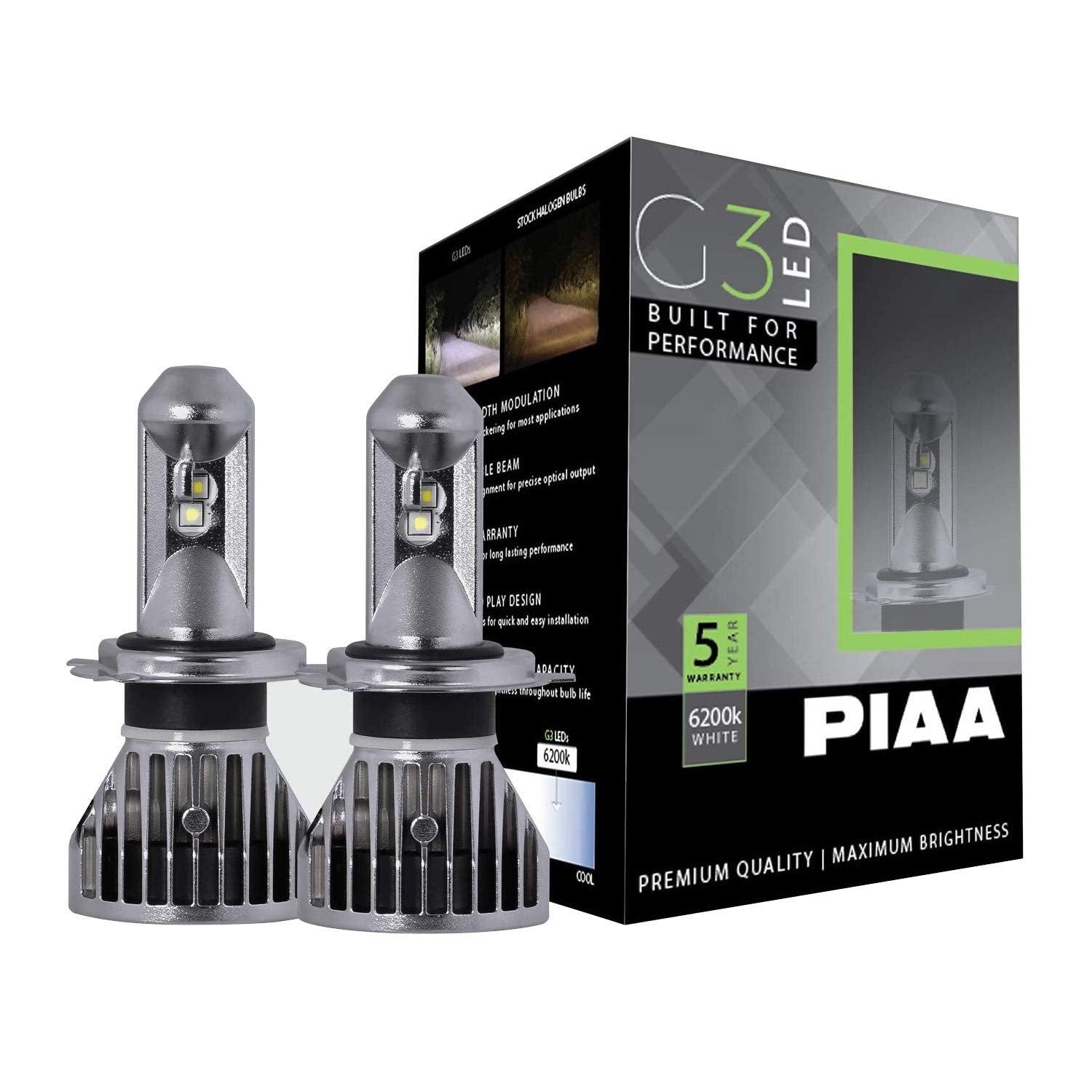 G3 H4 LED BULB (6200K 12/24V 24W T