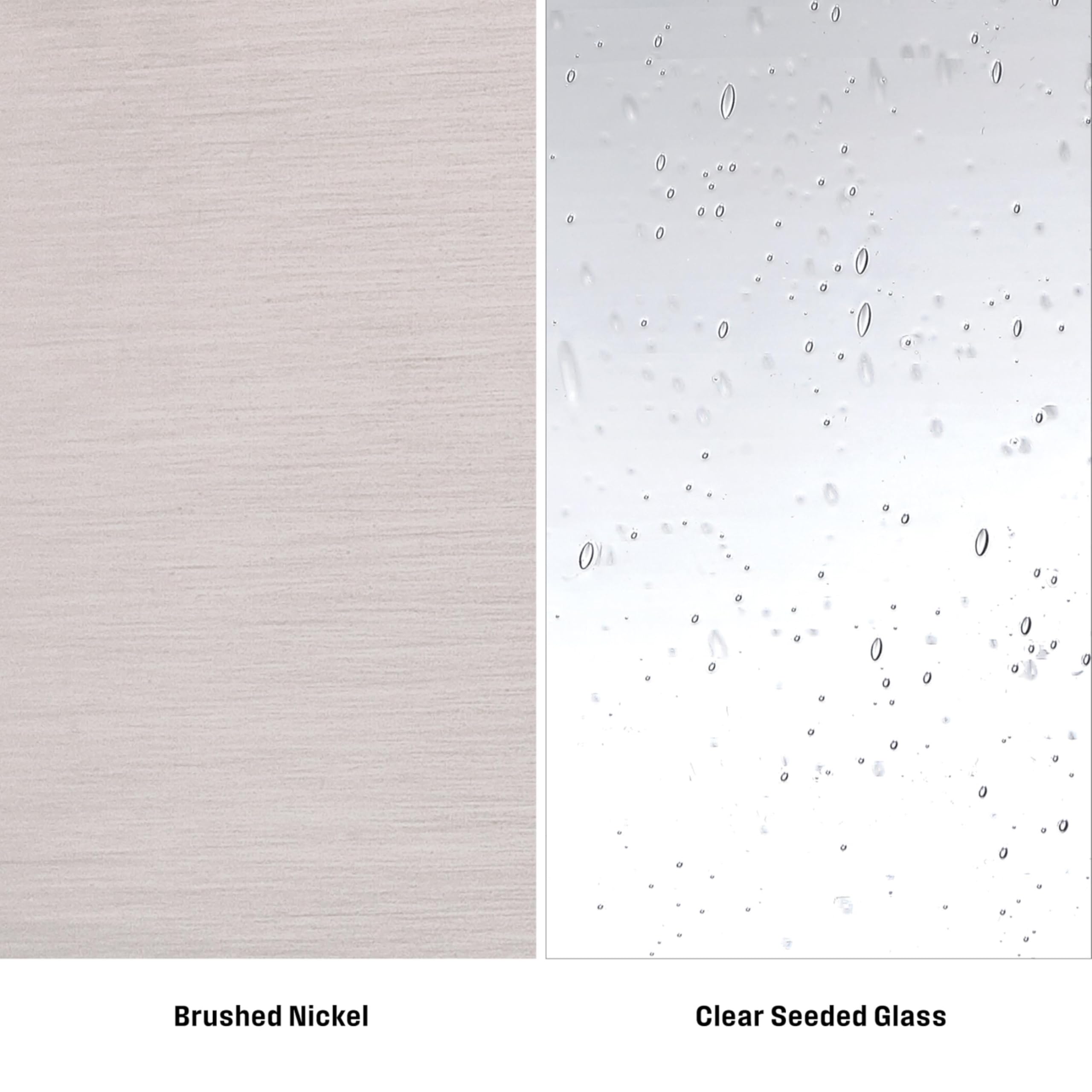 Westinghouse Lighting 6135700 One-Light Indoor Mini Pendant Light, Ceiling Light Fixture, Brushed Nickel Finish With Clear Seede