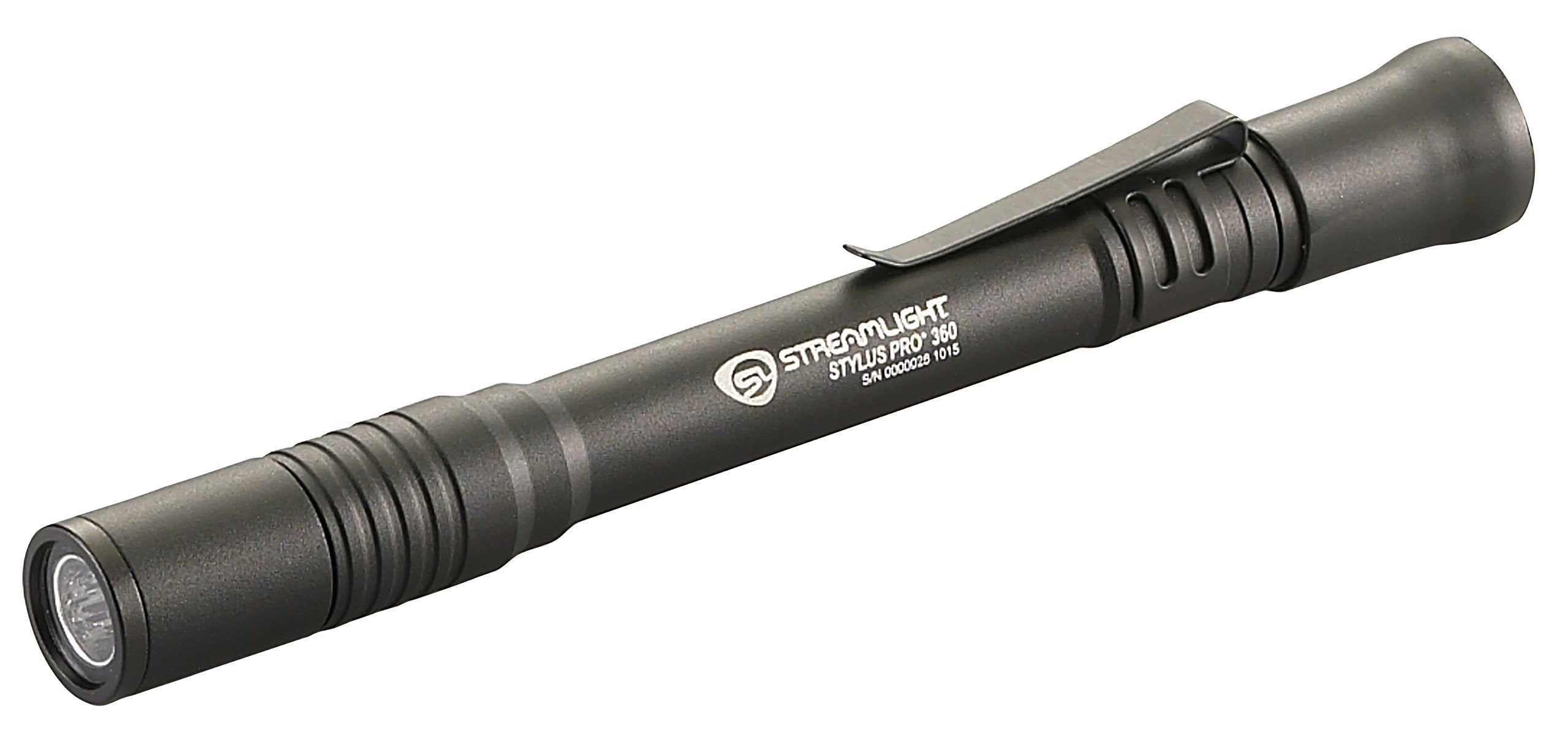 Streamlight 66218 Stylus Pro 64-Lumen 360 Penlight/Lantern Combo Flashlight With 2 Aaa Alkaline Batteries, Black