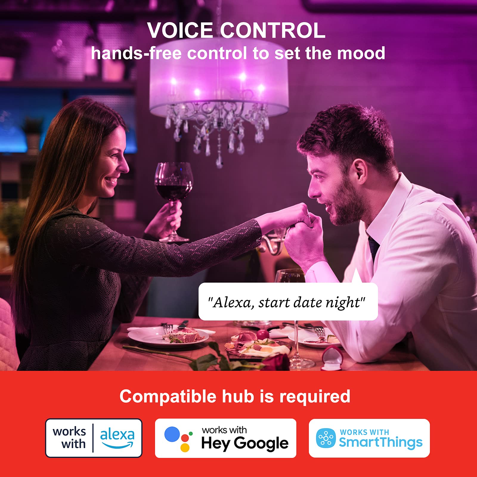 Sengled Zigbee Smart Candelabra Bulbs, Hub Required, Dimmable Multicolor E12 Led Candle Light Bulb Work With Alexa Echo(4Th Gen)