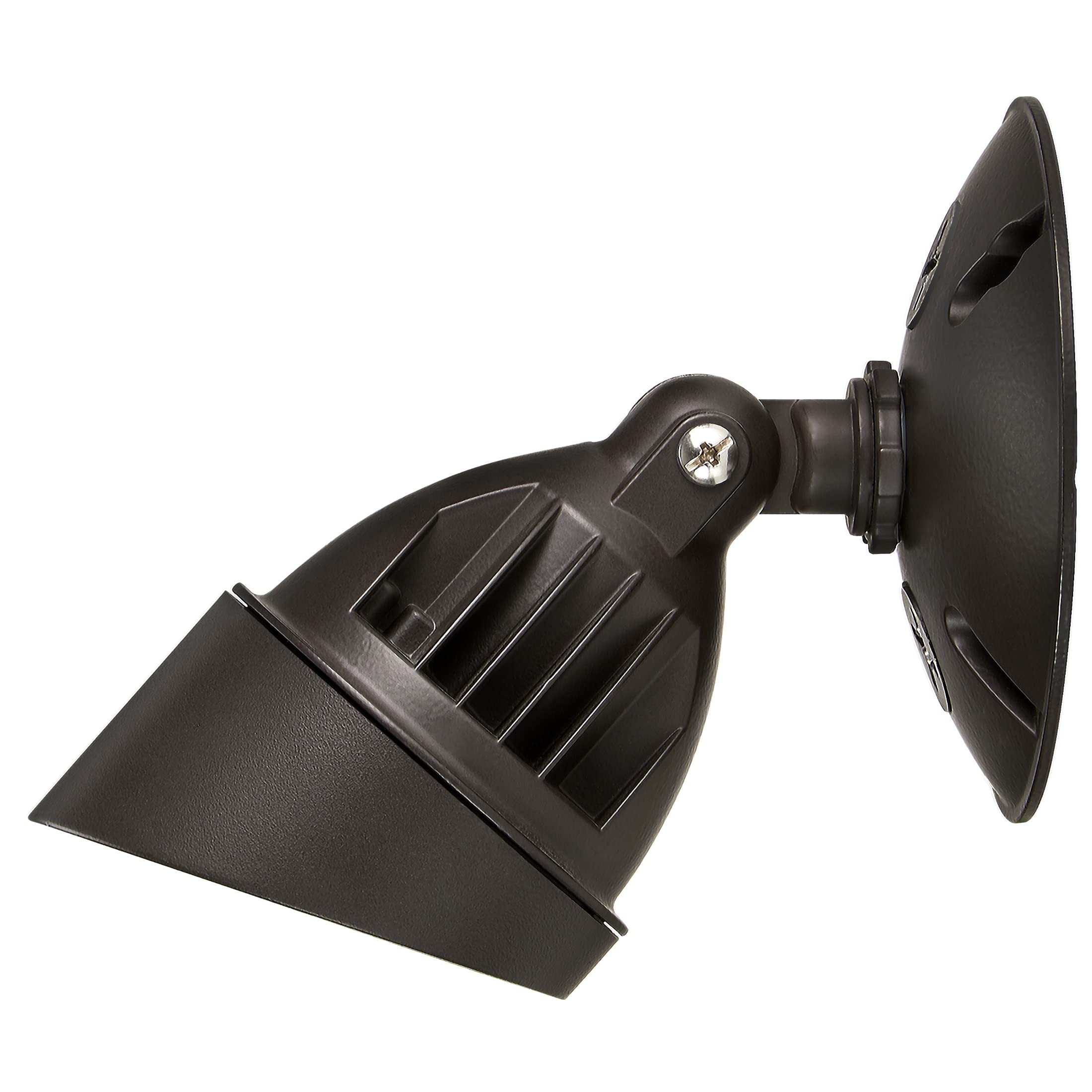 Maxxima LED Outdoor Flood Wall Light, 800 Lumens, 3000K Warm White, Brown, Model MEL-S101300B-02, 2 Pack