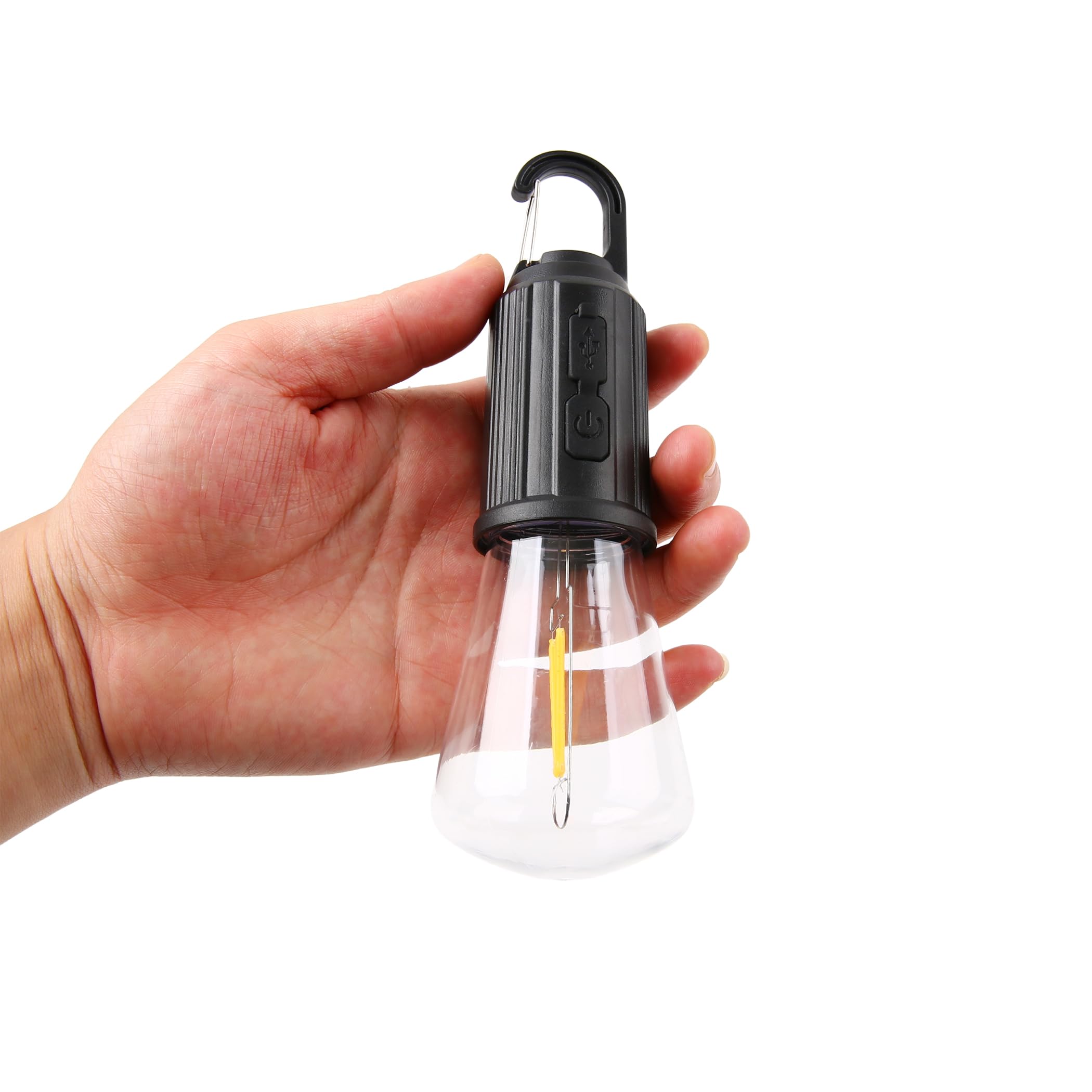 Vagocom 2Pcs Rechargeable Camping Light Bulbs Portable Led Camping Lanterns Hanging Tent Lamp With 3 Lighting Modes And Hook For Emergency  Hiking  Fishing  Backpacking Power Outages