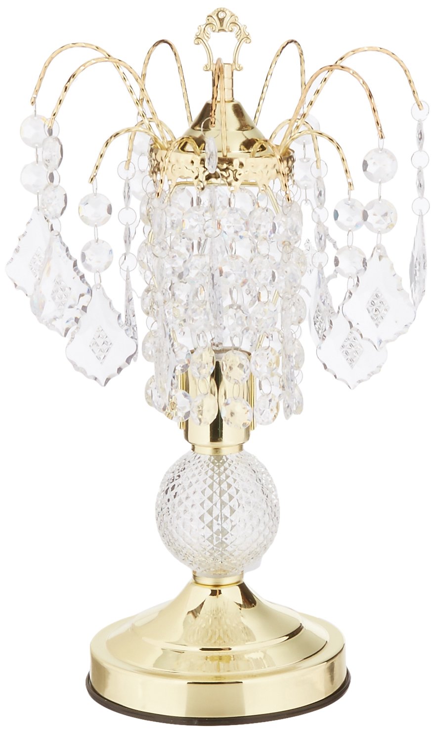 ORE International Glass Touch Accent Lamp, Model 3056, Gold Finish