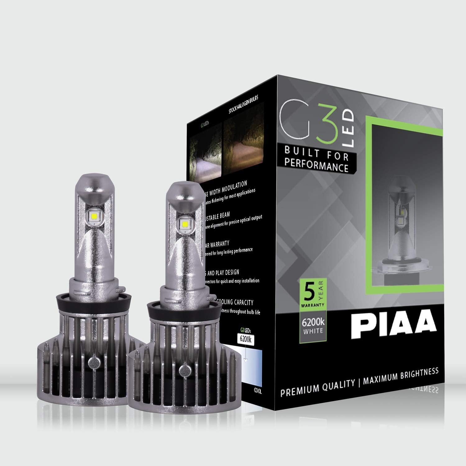 G3 H11 LED BULB (6200K 12/24V 23W