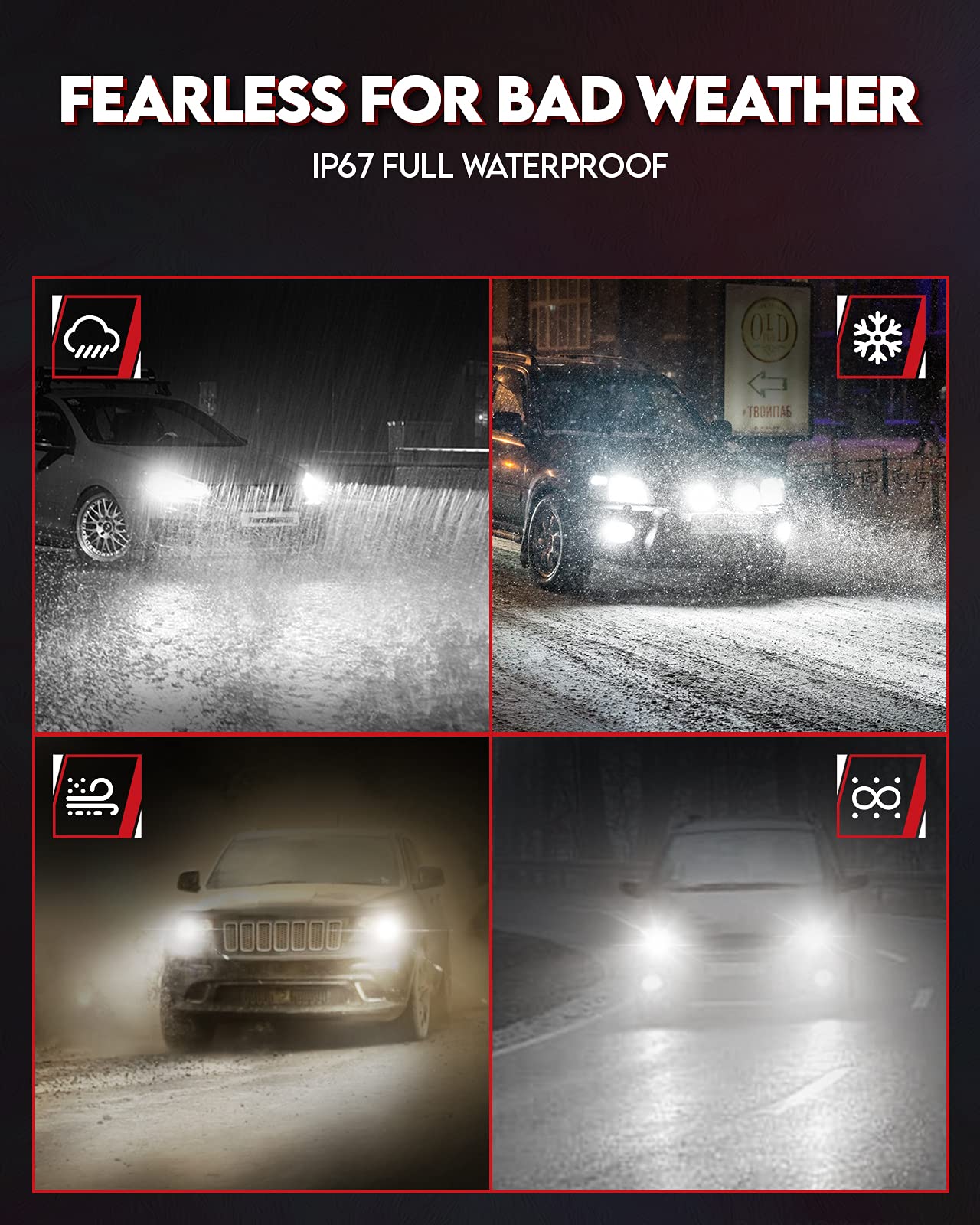 Torchbeam D1S Hid Headlight Bulbs, 6000K Cool White, 150% Lighting Distance, Xenon Replacement Bulb, Ip67 Design With Metal Stents Base, Pack Of 2