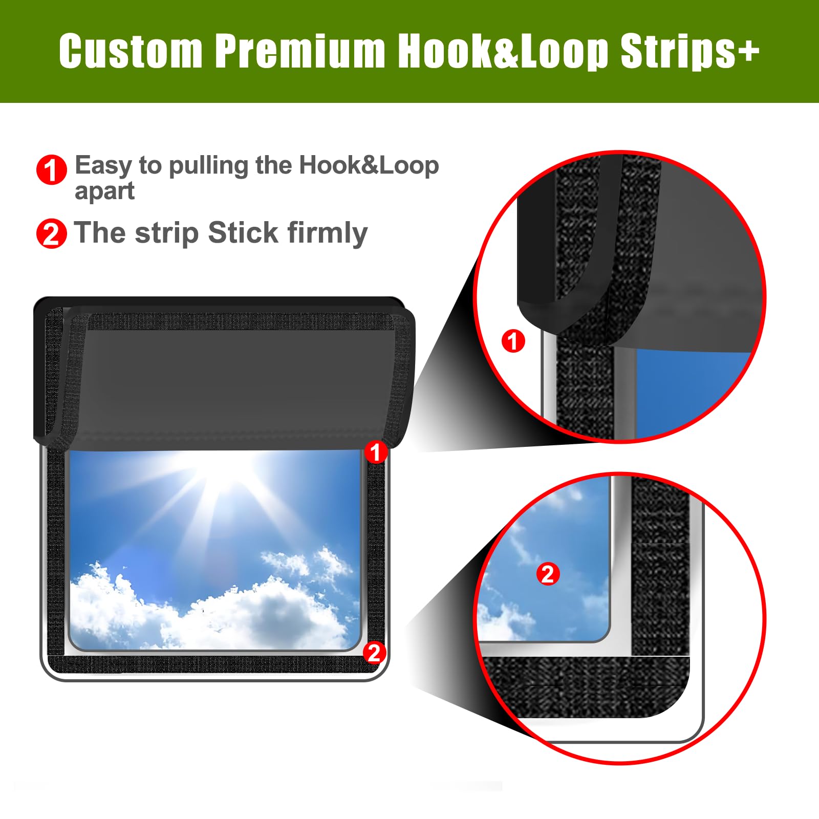 Veharvim RV Skylight Cover - 16.25 Black Vent Cover, Foldable Hook&Loop, UV Protection, Waterproof Fabric, Reflective Design