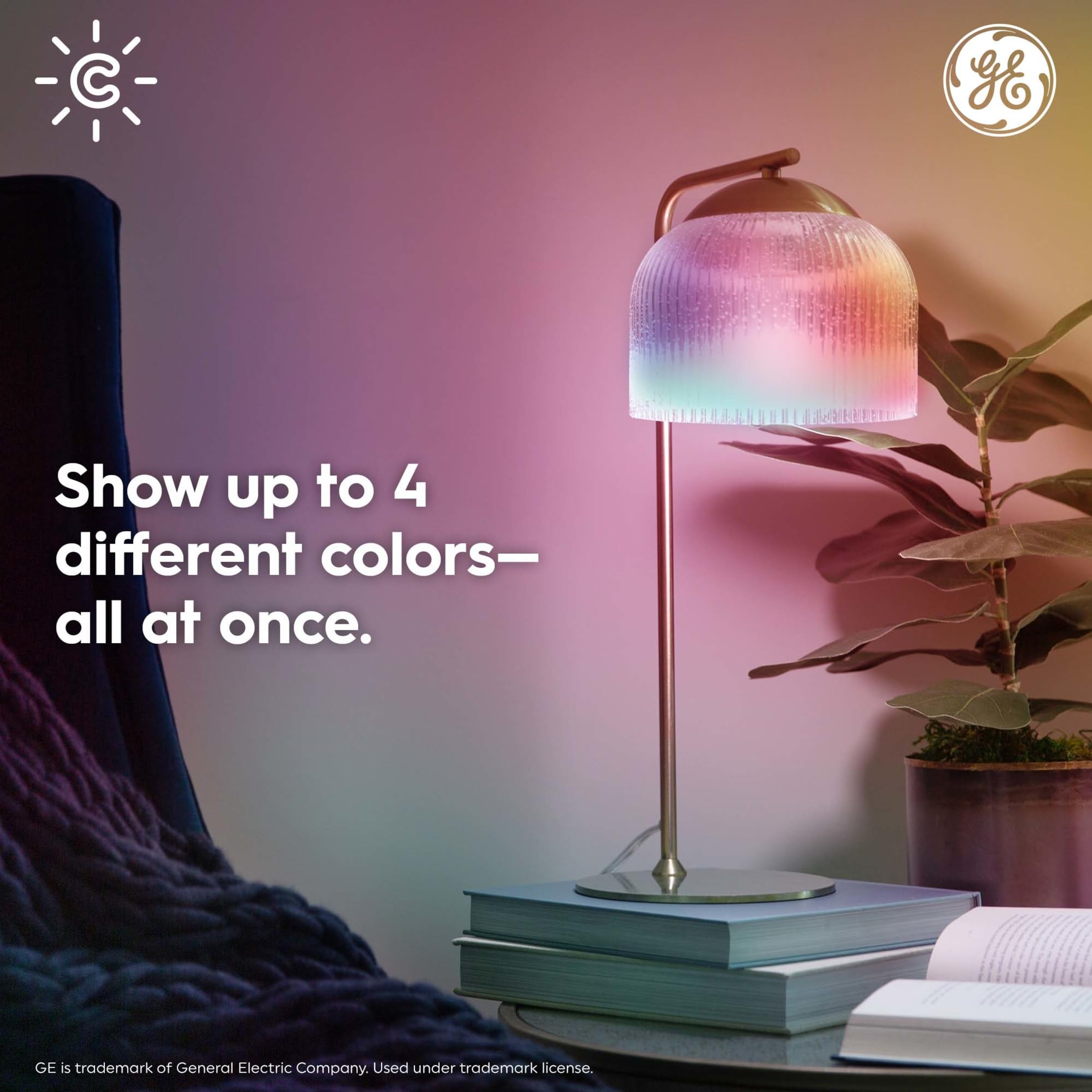 Cync BR30 Color Changing LED Light Bulb with Music Sync, 9.5W, Multicolor, WiFi Smart, Works with Alexa & Google, Model CLEDR309CDEN/ST-