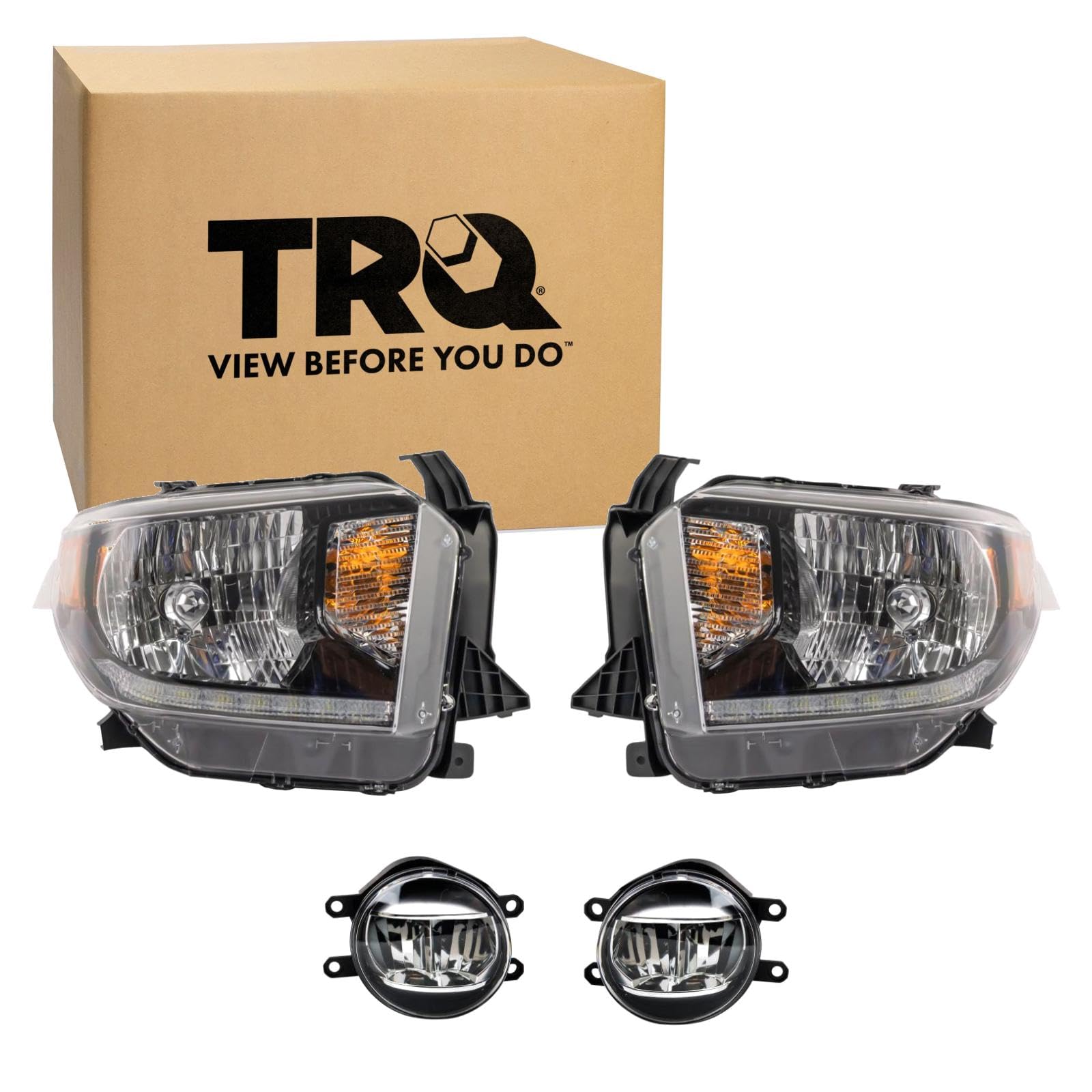 Trq Lighting Kit Lx2592113 Lx2593113 To2502260 To2503260 Compatible With 2018 Toyota Tundra