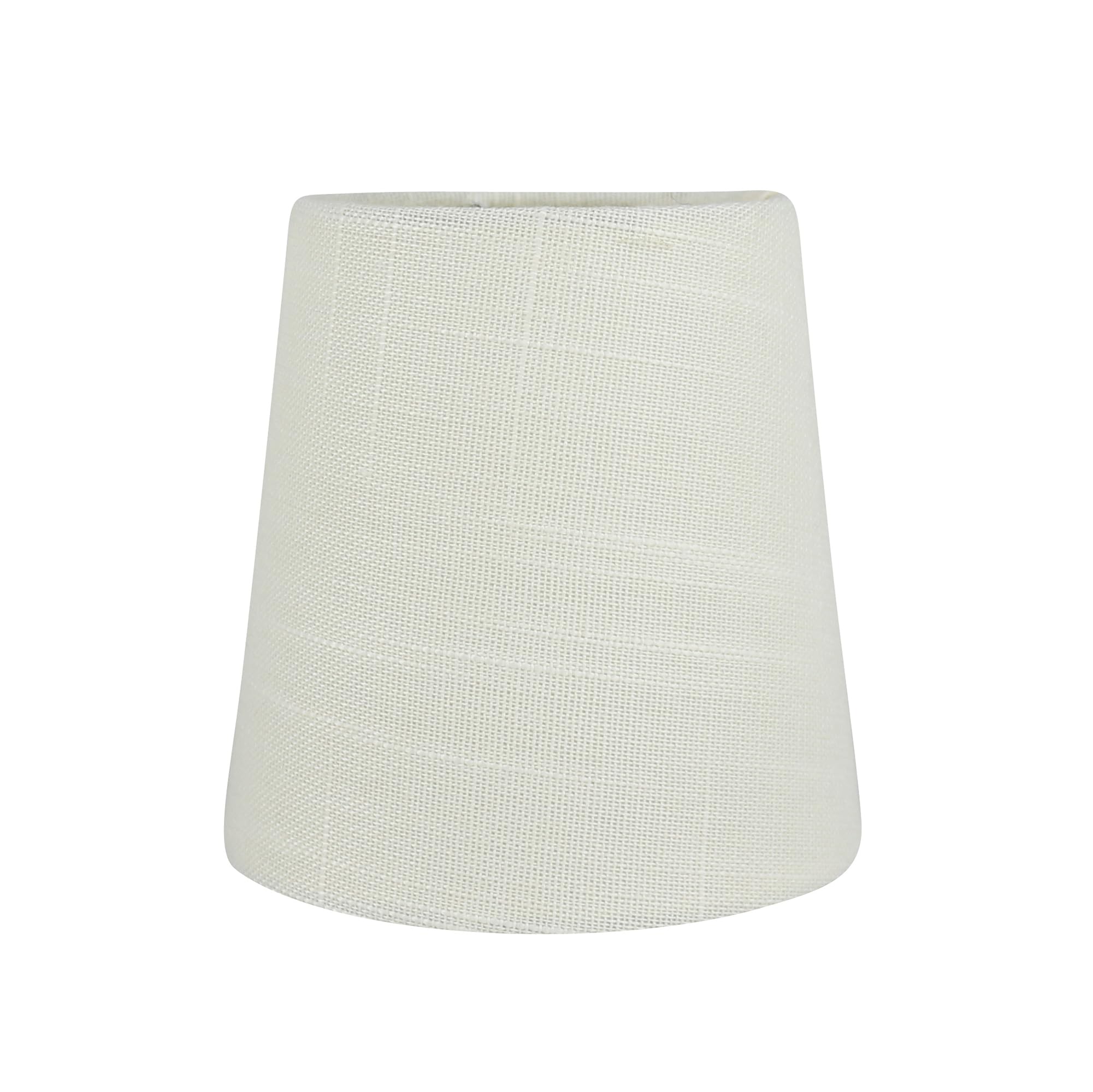 Meriville Chandelier Lamp Shades, 3.5-Inch By 4.5-Inch By 4.5-Inch, Clip-On (Set Of 2, Sand)