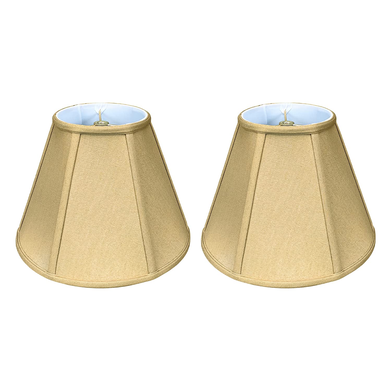 Royal Designs, Inc. Deep Empire Lamp Shade, BS-707-18AGL-2, Antique Gold, 9 x 18 x 14, Set of 2