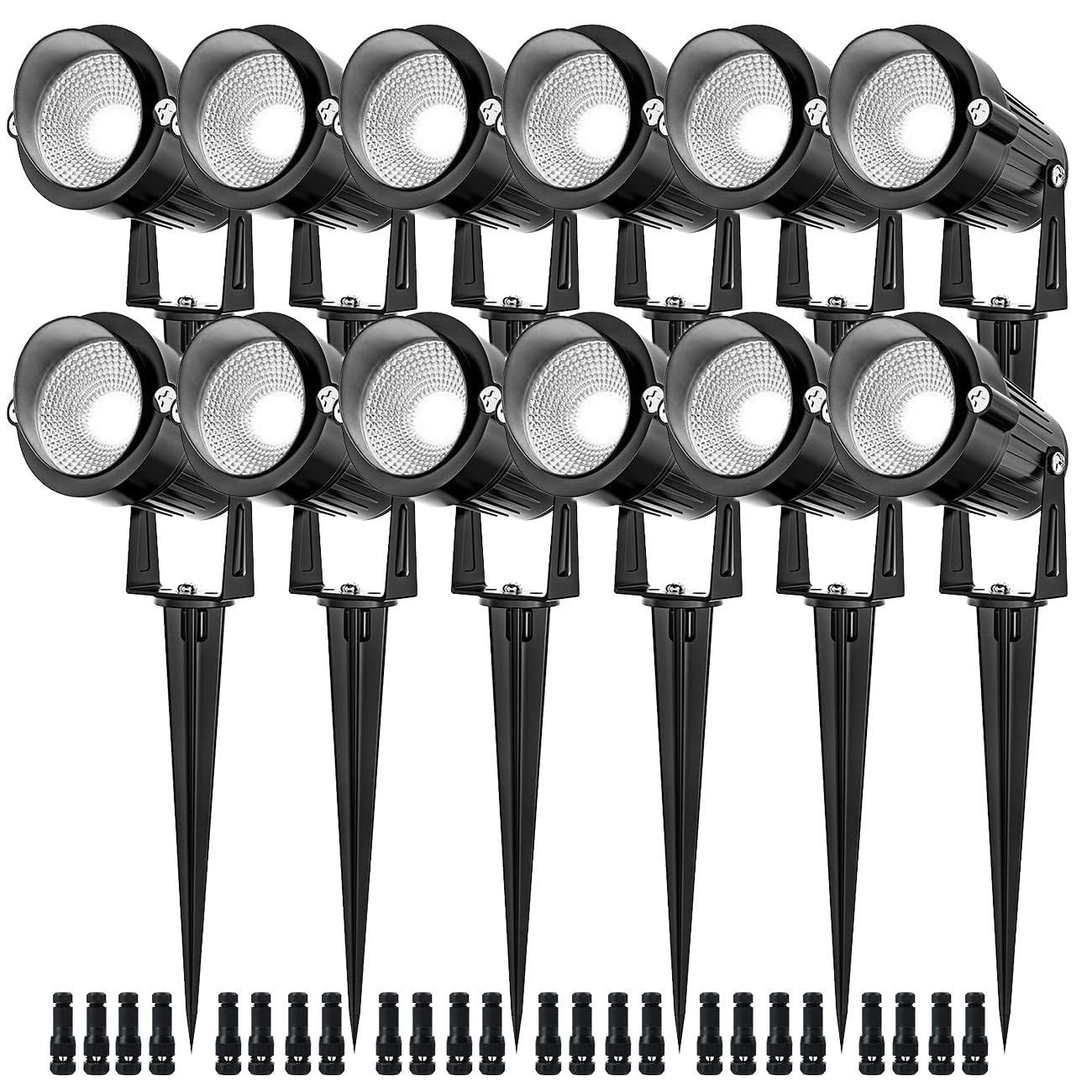 EAGLOD 5W Spot Lights Outdoor 5000K Daylight White Flag Pole Light 12V~24V AC/DC LED Landscape Spotlights  Waterproof Low Voltage Landscape Lighting for Yar (12)