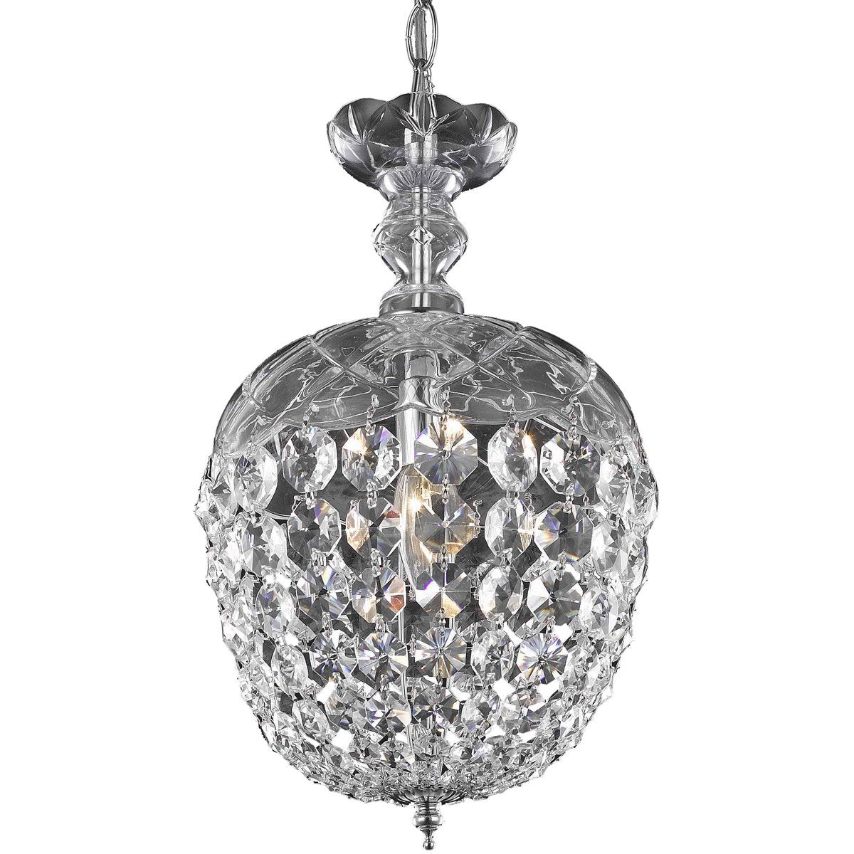 Elegant Lighting 7801D8C/RC Pendant, Chrome