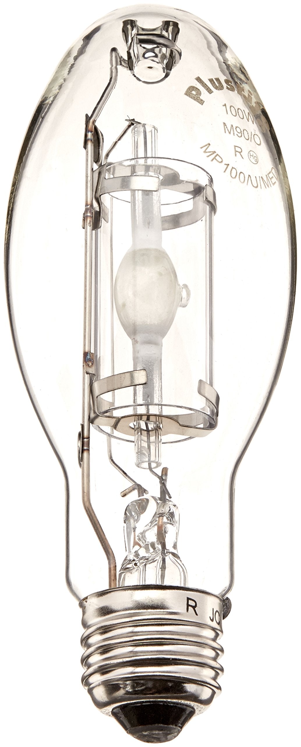 Plusrite MP100/ED17/U/4K Metal Halide Bulb - 100W, 4200K Color Temperature, Universal Burn, Protected Arc Tube