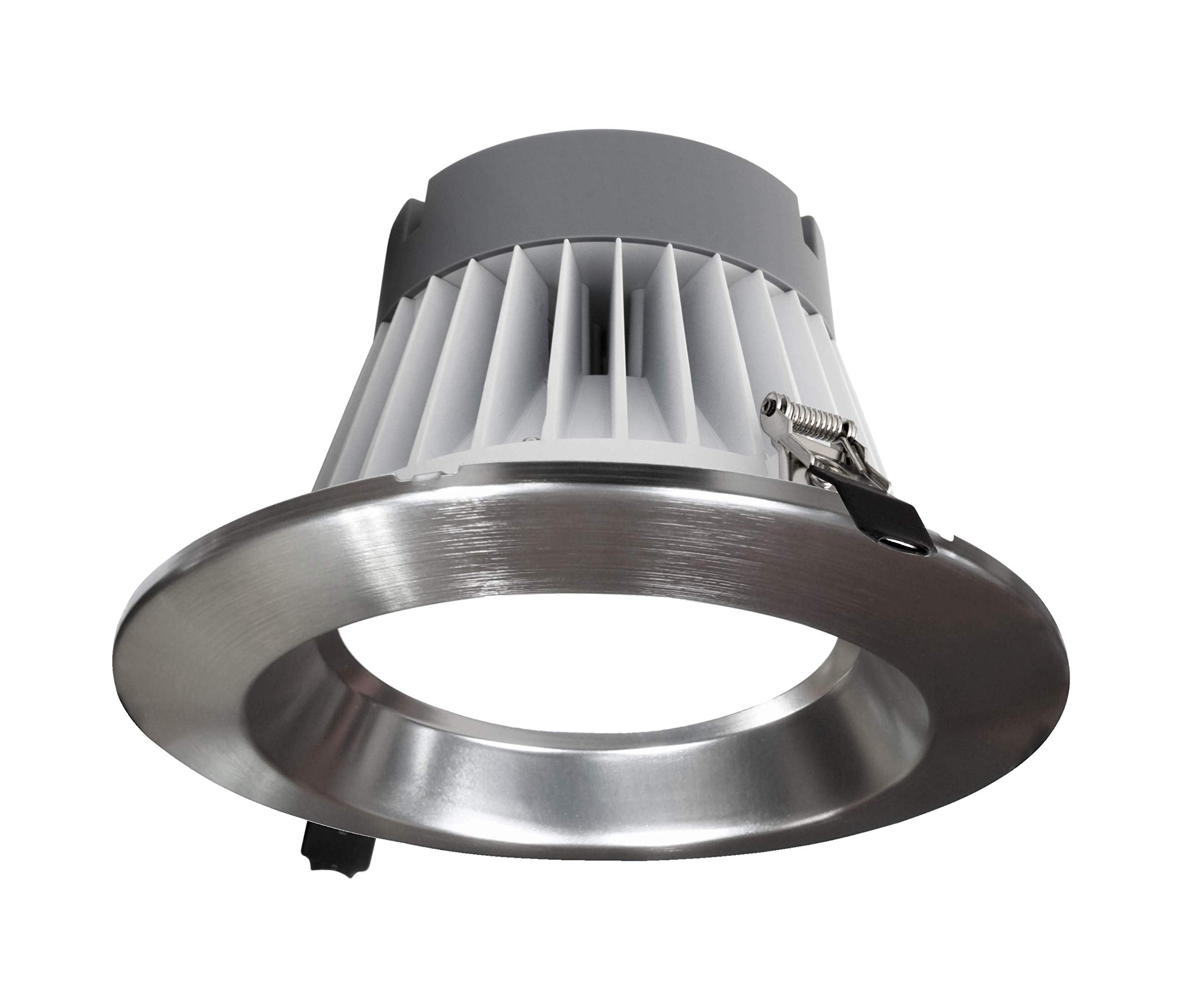 Nicor Lighting Clr82Hwrvs9Nk Clr Selectable Cct Downlight, 8, Nickel