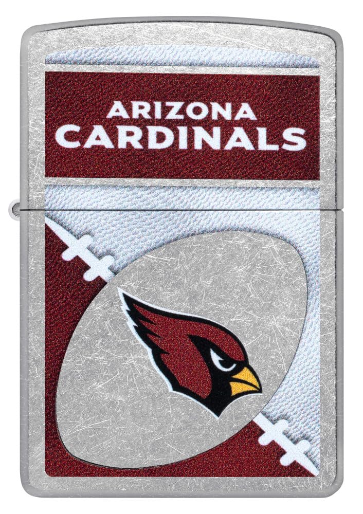 Zippo Nfl Arizona Cardinals Street Chrome Pocket Lighter