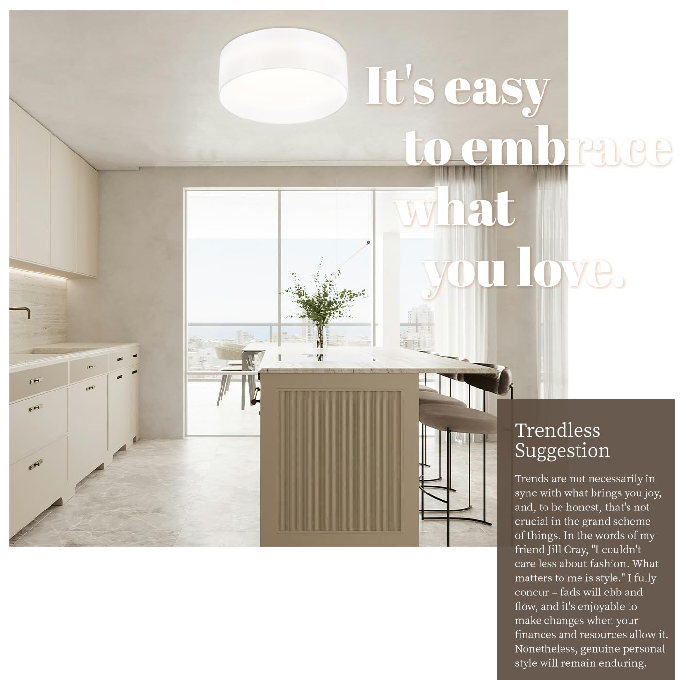 Hamilyeah Flush Mount Ceiling Light With White Fabric Shade, 24W Led Ceiling Light Fixture 12 Inch, Modern Bedroom Light Fixture