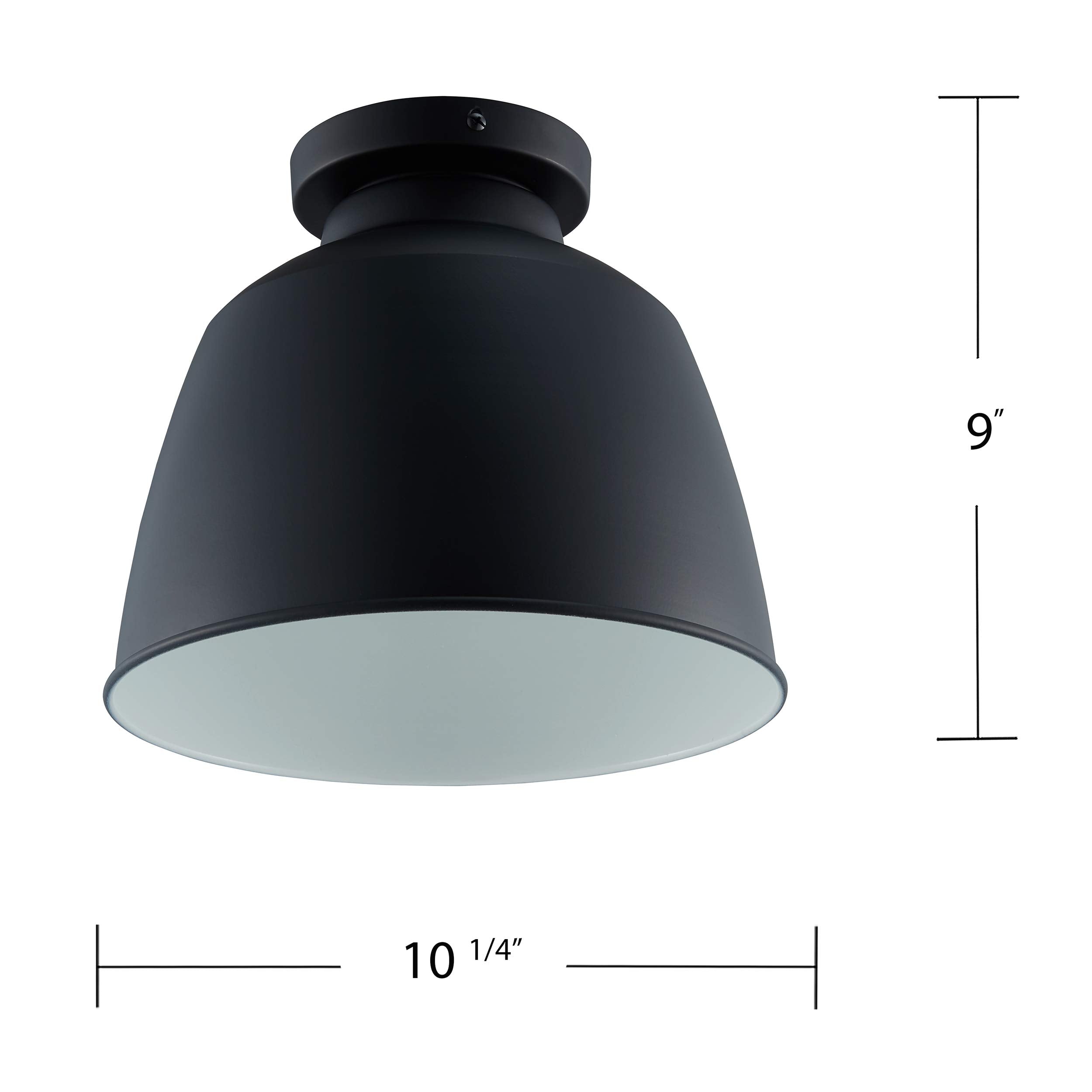 Sei Furnitureaverni Flush-Mount Pendant Lamp, Black