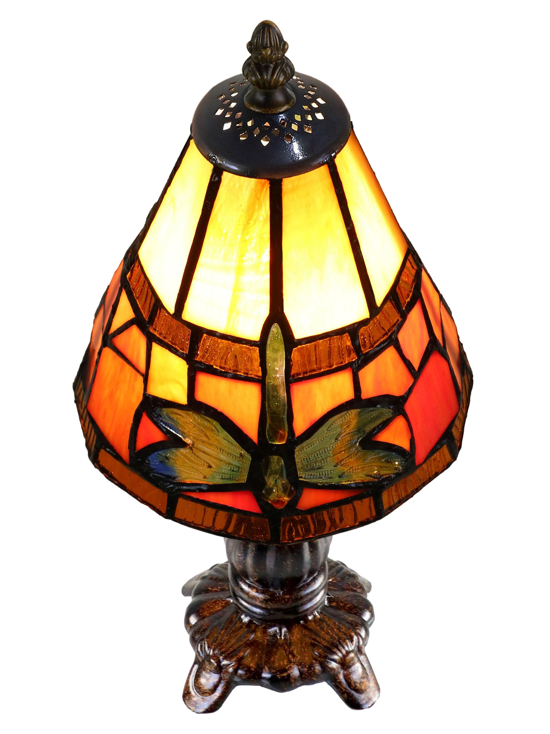 Dale Tiffany TA13005 Cavan Multicolor Accent Table Lamp, Metal Construction