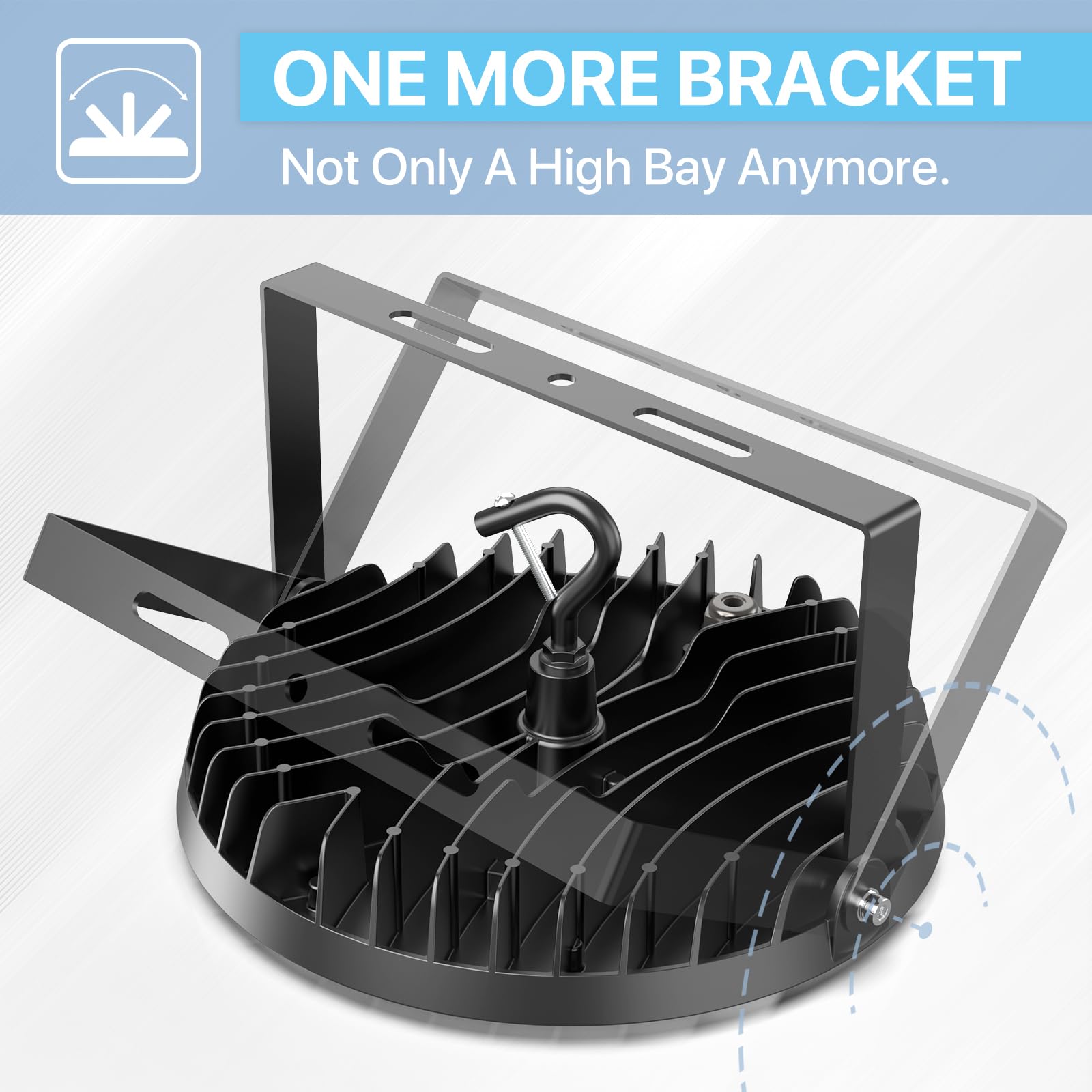 Hyperlite High Bay Led Lights: 150W Led High Bay Lights For Barn Shop Garage Warehouse Factory Lighting Industrial And Commercia