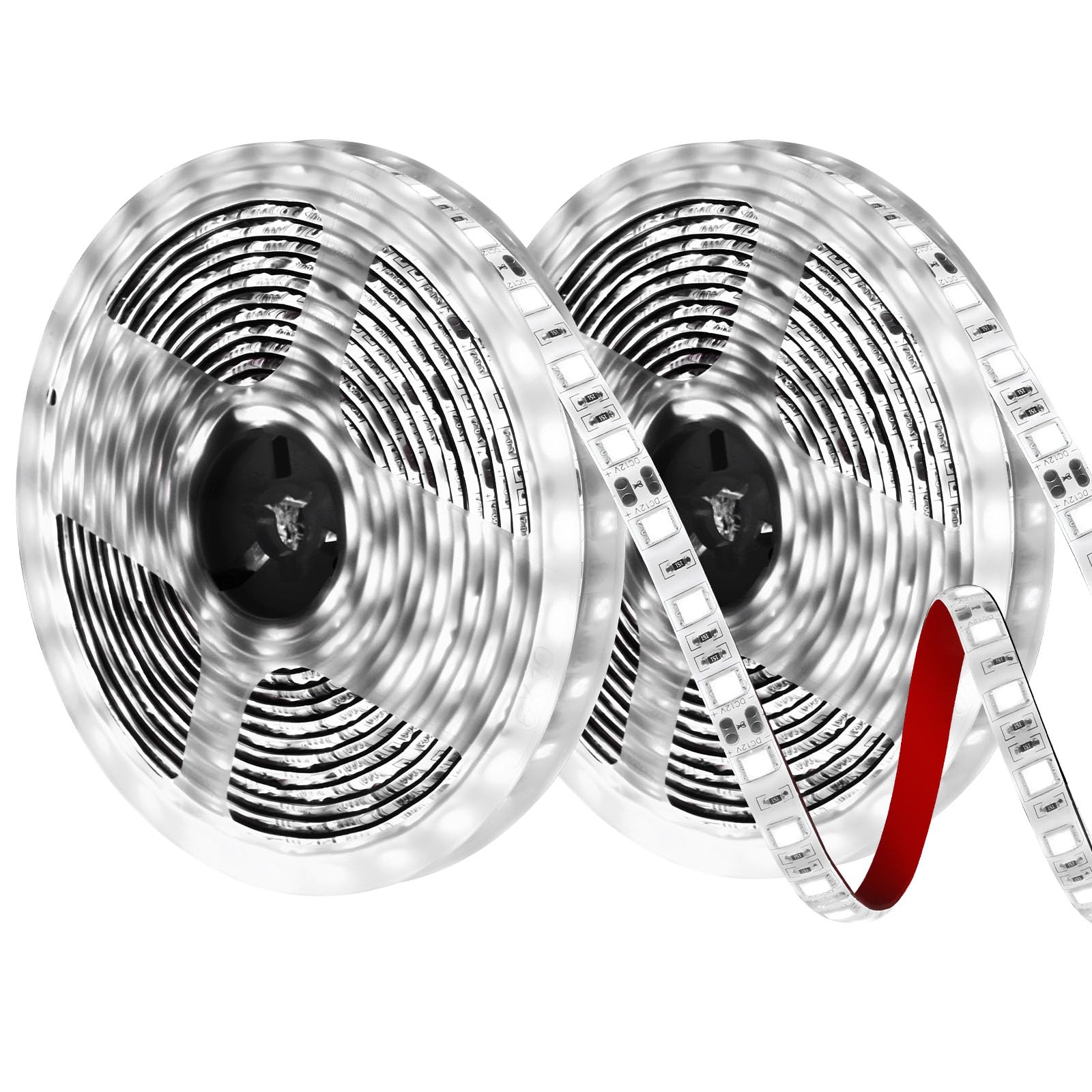 JUIOHAKY Marine LED Strip Lights 12V Waterproof for Boats, 50ft White, Model SPBNL001
