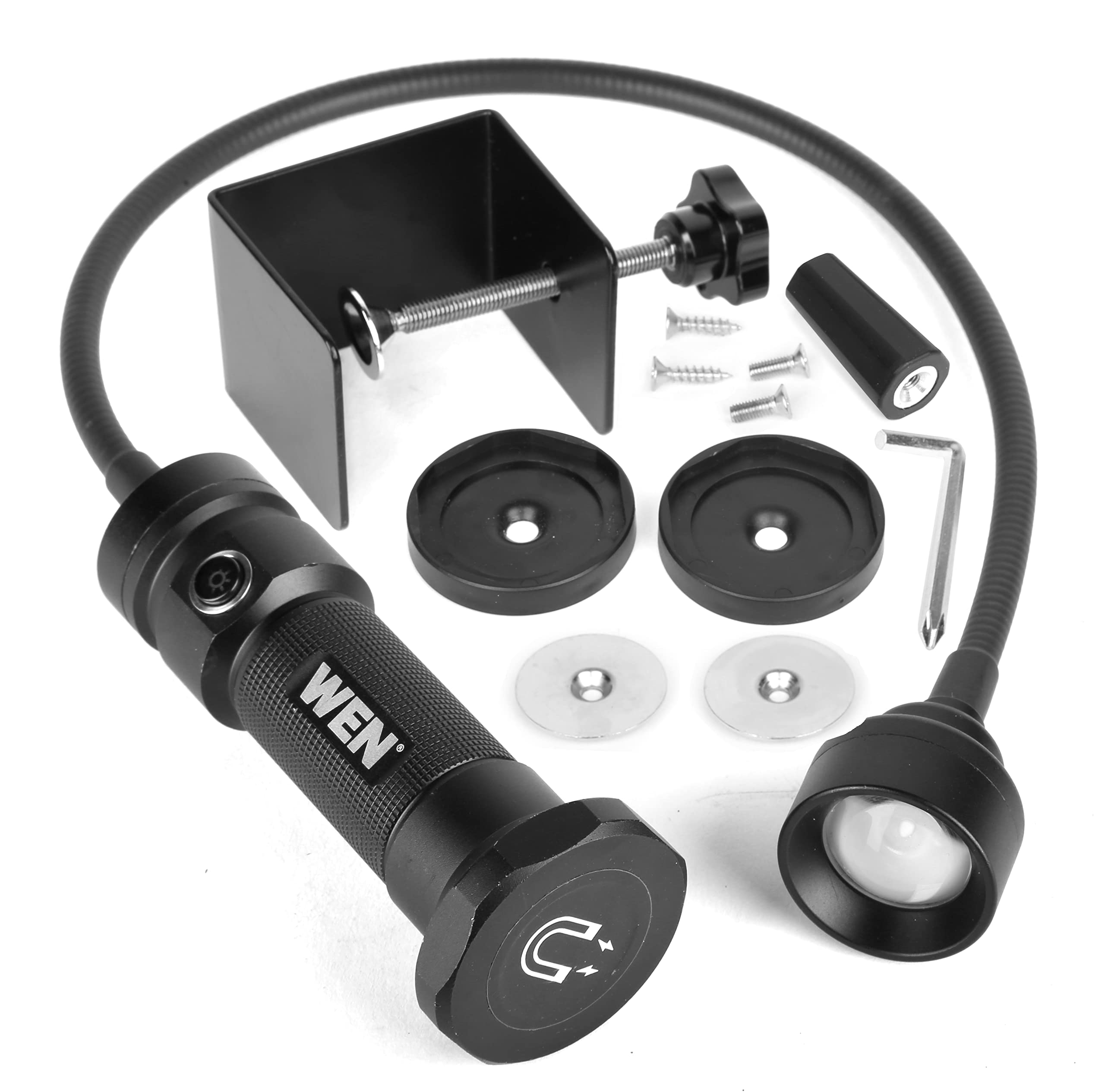 WEN WA120L 24-Inch Flexible Magnetic LED Task and Work Light Kit, Black