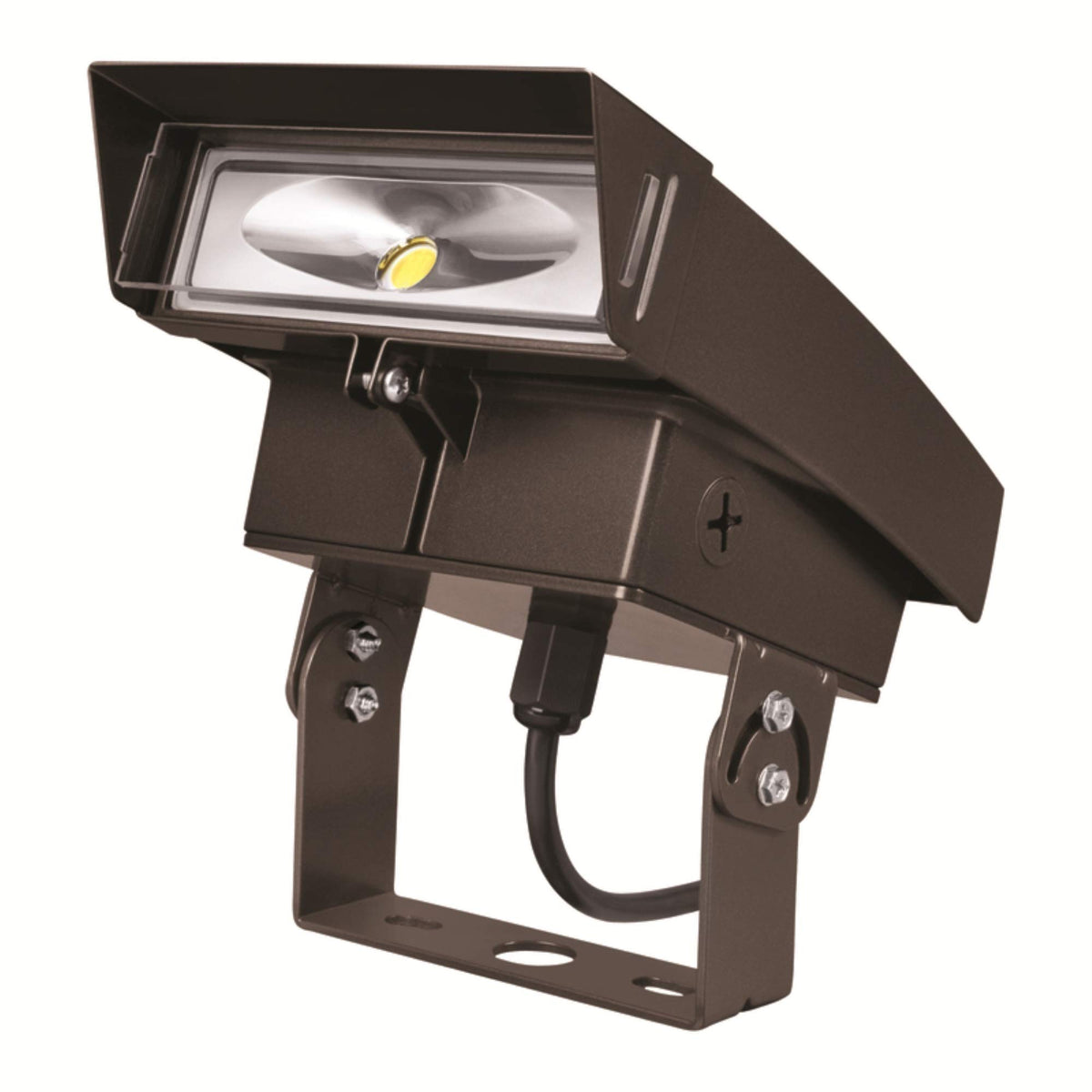 Lumark Xtorfld-Trn Crosstour Trunnion Floodlight Kit, Includes Trunnion Bracket, Small And Large Visor And Impact Shield, Carbon Bronze