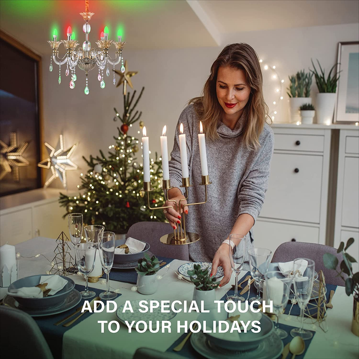 Sengled Alexa Light Bulb, E12 Smart Bulb, Instant Pairing With Alexa Devices, Candelabra Light Bulbs, Smart Chandelier Light Bul
