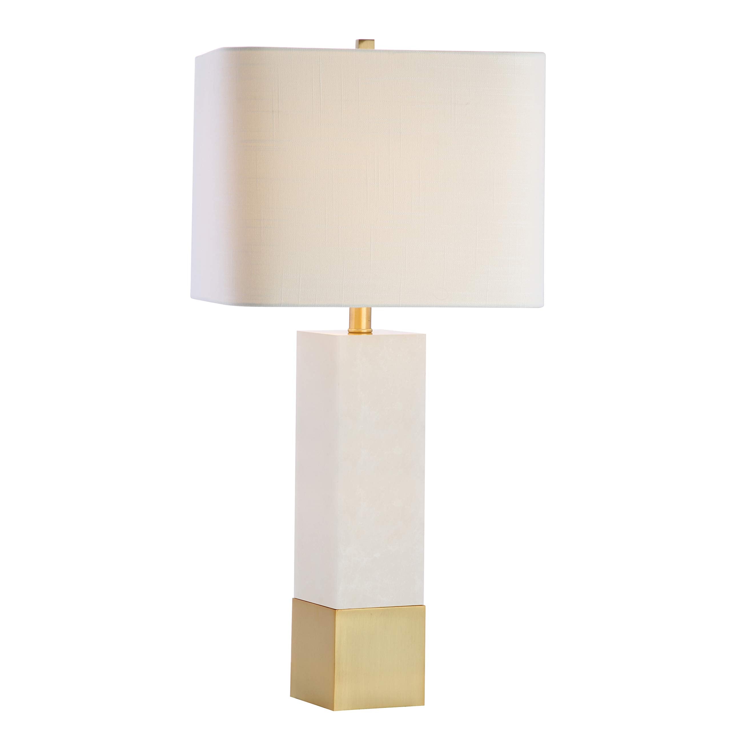 JONATHAN Y JYL5009A Jeffrey 29'' Metal/Marble LED Table Lamp Contemporary Transitional Bedside Desk Nightstand Lamp for Bedroom 