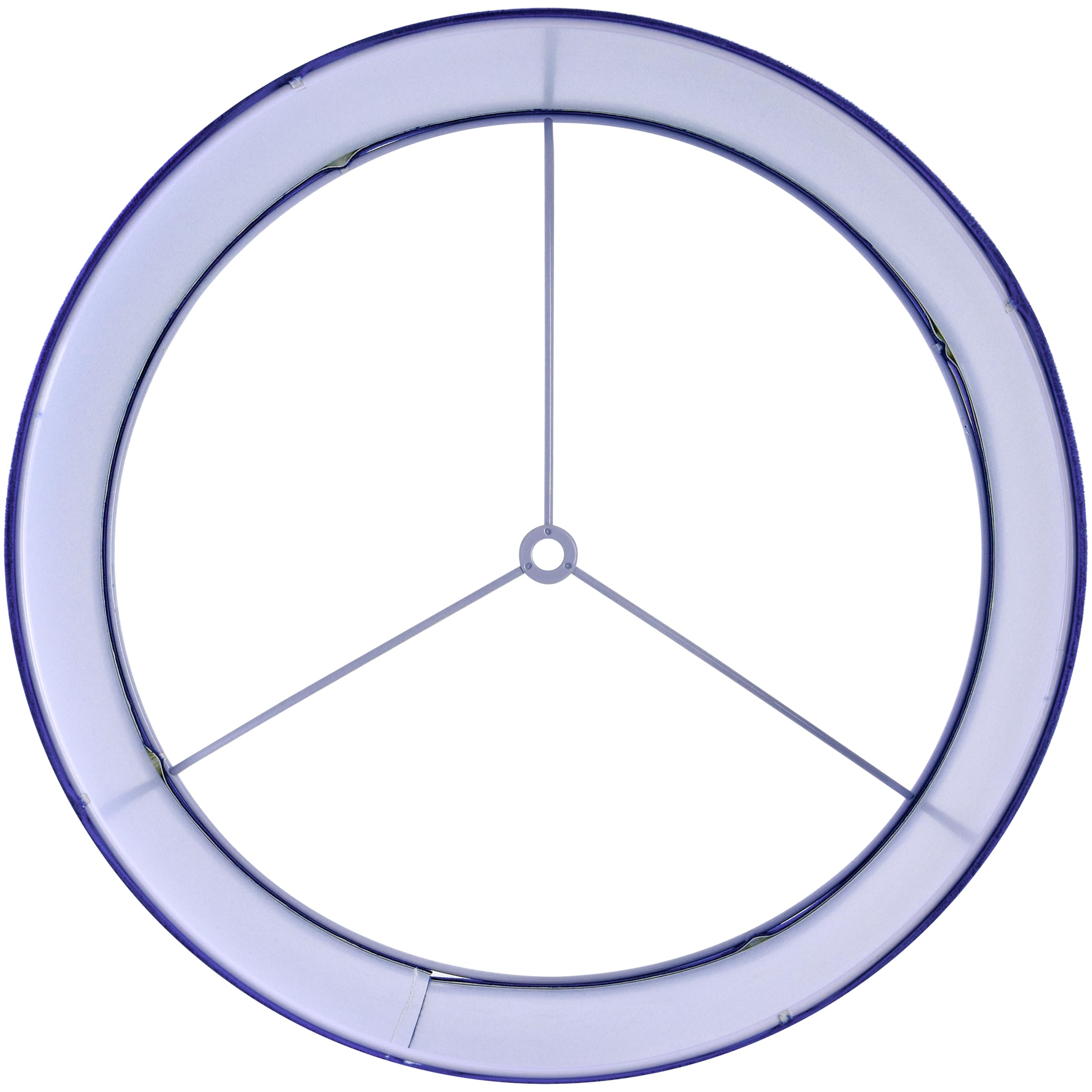 Go&So Dark Blue Velvet Drum Lamp Shade Set Of 2 Medium 13'' Top X 13'' Bottom X 10'' High(Spider) Modern Lamp Shades For Table L