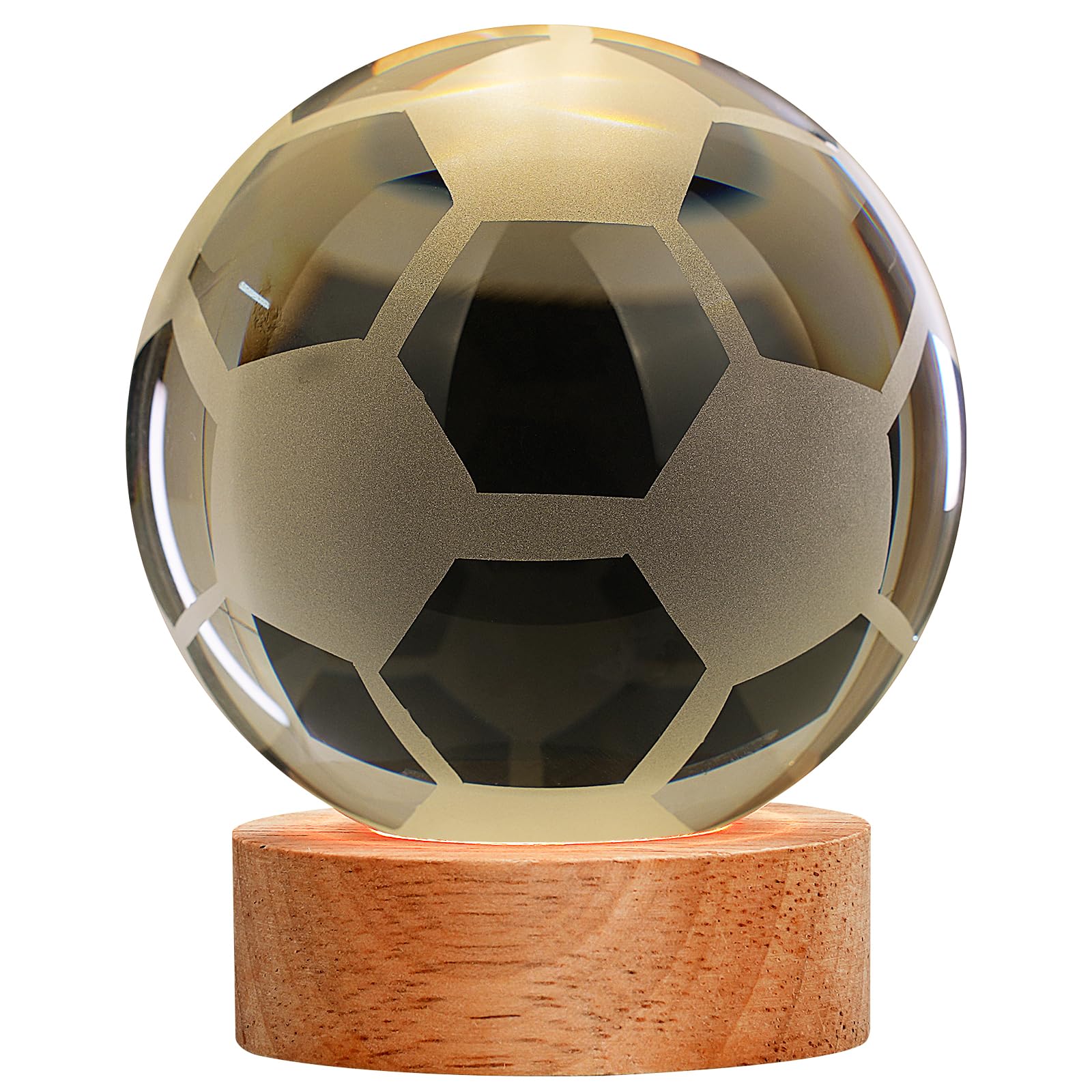 Janarary Large 3D Soccer Ball Night Light, Soccer Lamp 16 Color Changing With Remote Control For Bedroom Decor, Ideal Cool Desk