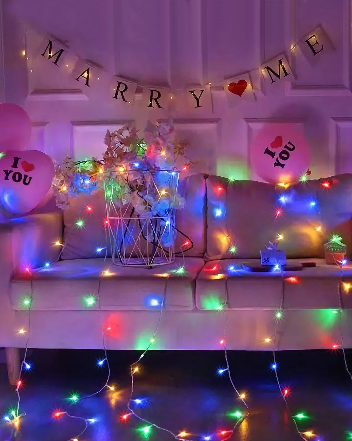 125Ft 360 Led Christmas Lights, Plug In Christmas String Lights Connectable, Timer & Memory, Waterproof Twinkle Tree Light For I