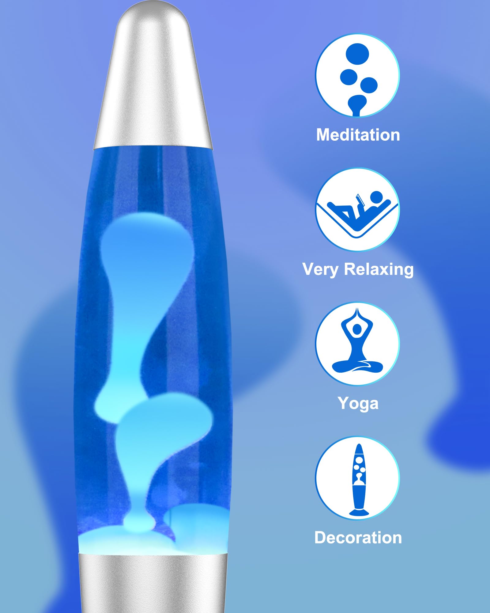 Eadaiylon Pink LED Motion Lamp for Adults and Kids, Liquid Motion Lamps with Yellow Wax Flows, Nigh Light Lamp Home Office Room