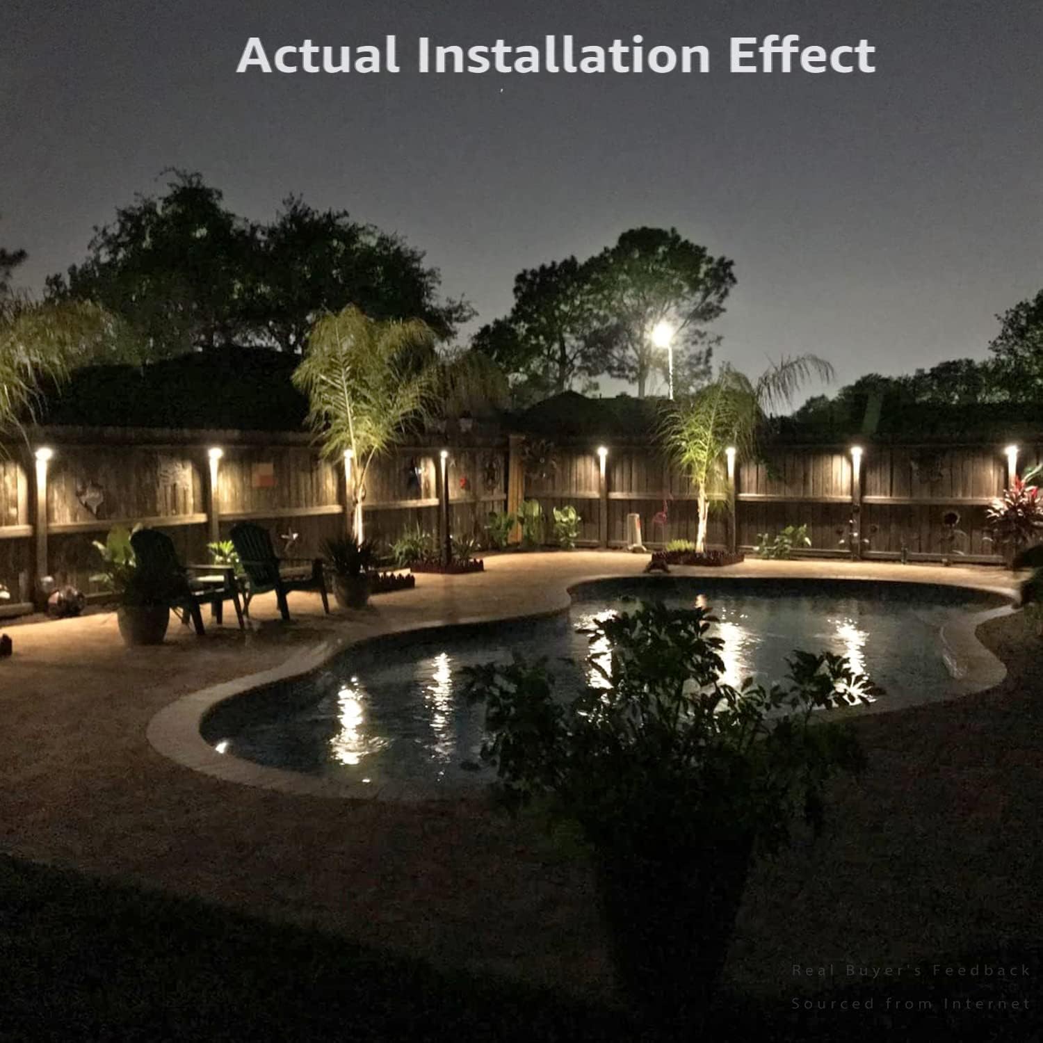 LEONLITE LED Low Voltage Deck Lights, 180LM, Die-cast Aluminum, 4.09 Inch, Black, Model 55219, 12-36V AC/DC,