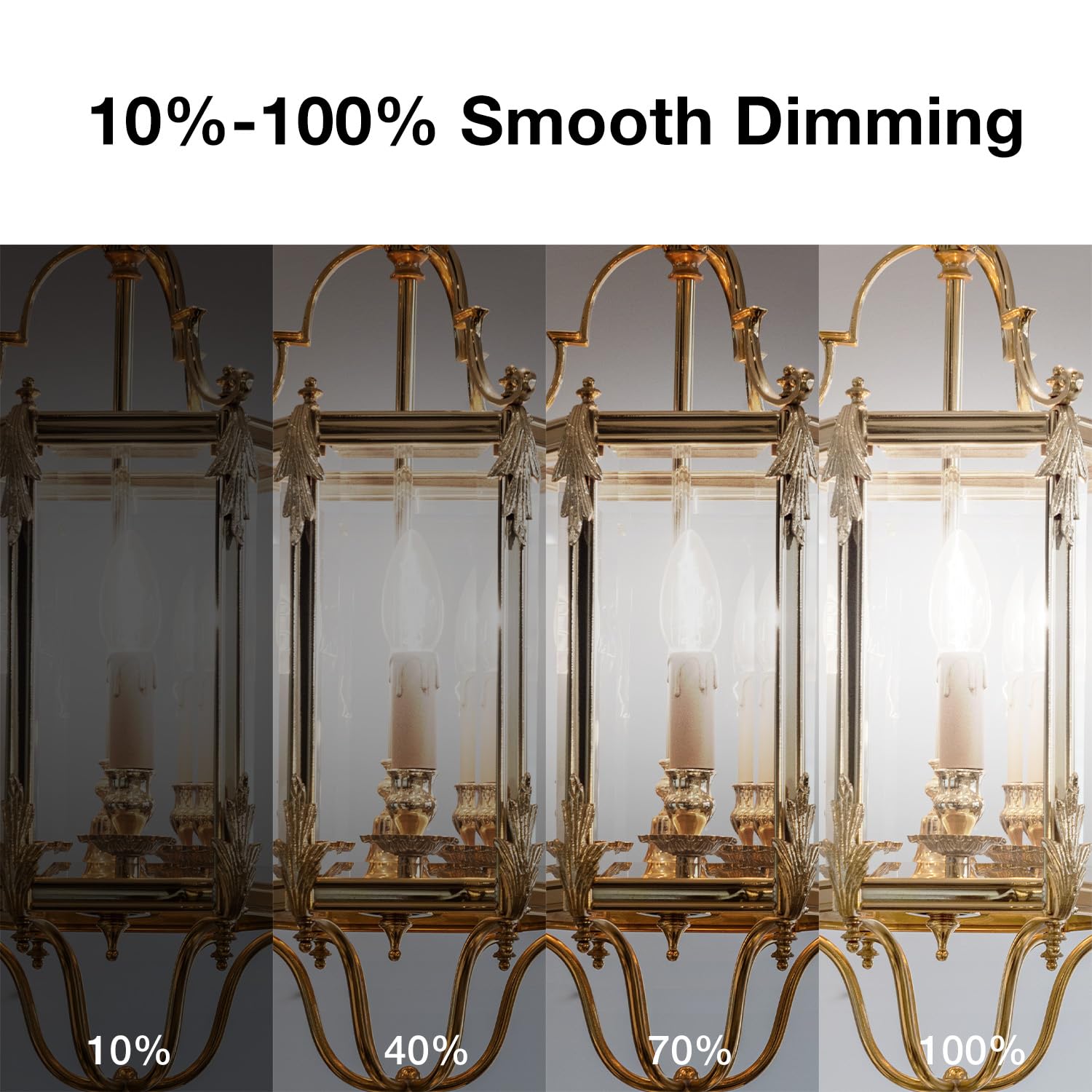 Daybetter B11 Chandelier Light Bulbs, Dimmable E12 Led Bulbs 60W Equivalent, Candelabra Led Light Bulbs, High Brightness 600 Lm