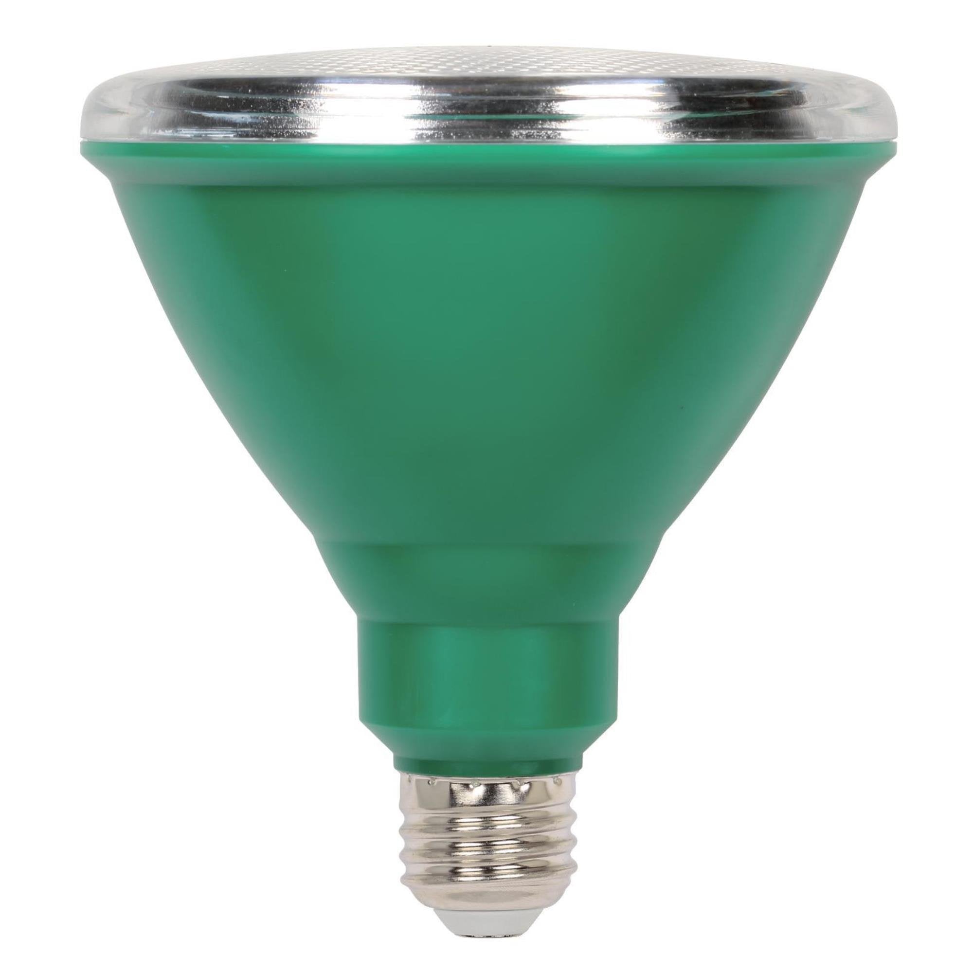 Westinghouse PAR38 Flood LED Light Bulb, 100W Equivalent, Green, Weatherproof, Model 3314900, 1 Count