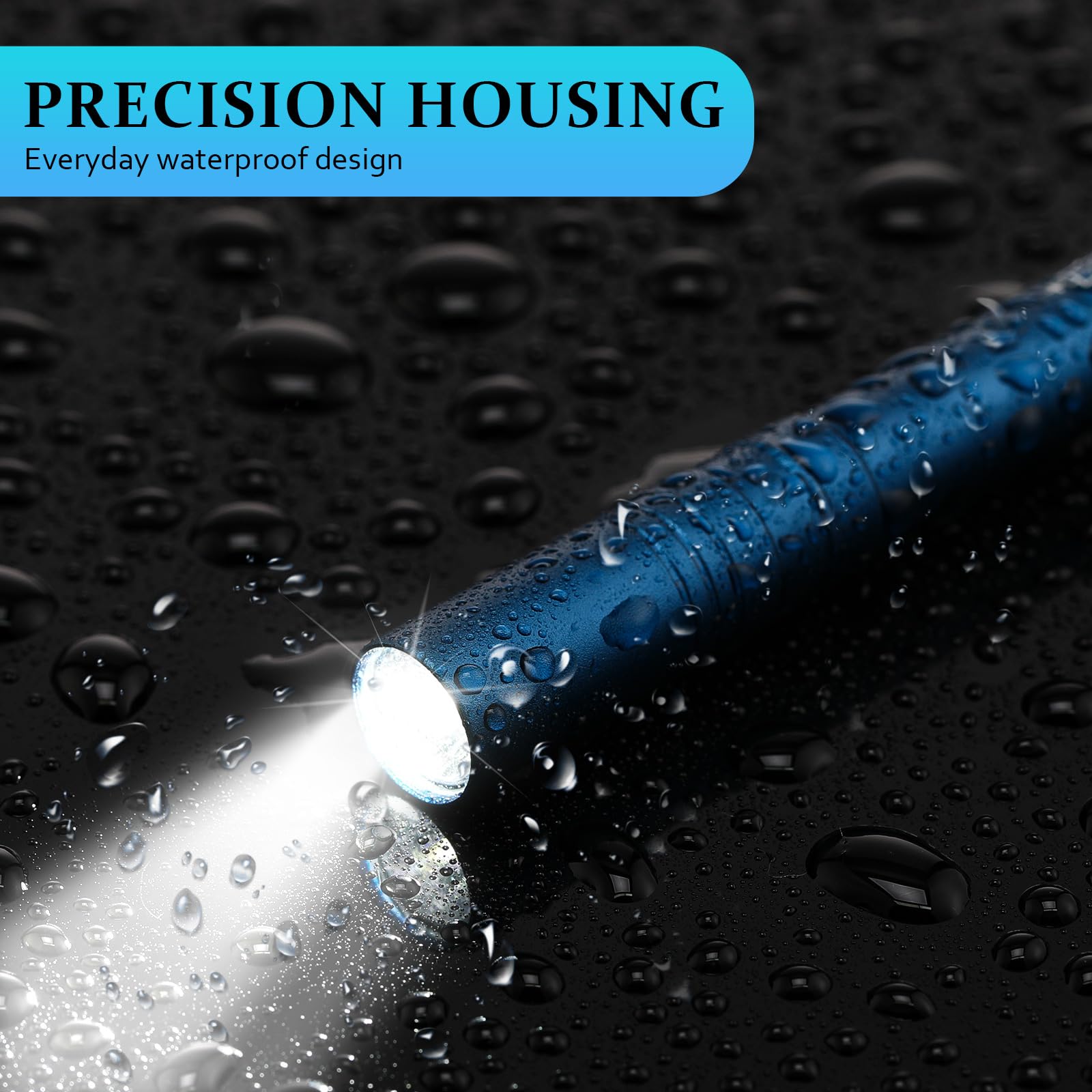 Rossesay 15 Pack Mini Pen Flashlights Bulk LED Pen Lights Aluminum Pocket Flashlights with Clips Small Handheld Torches Gifts fo