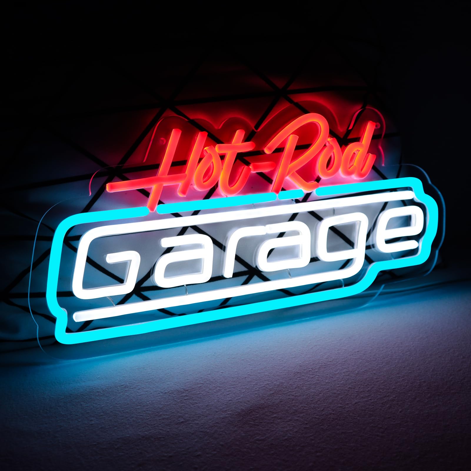Pugna TV Garage Neon Signs for Wall Decor Neon Lights for Bedroom Led Business Signs Suitable for Man Cave Bar Pub Restaurant Ch