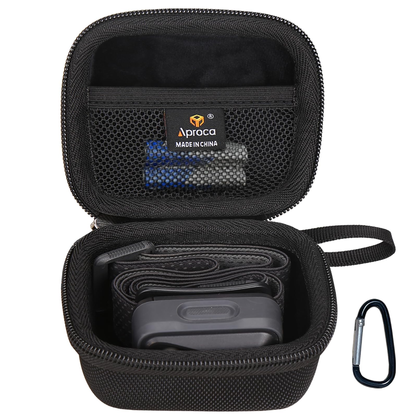 Aproca Hard Storage Travel Case for Black Diamond Headlamps, Model S468, Black
