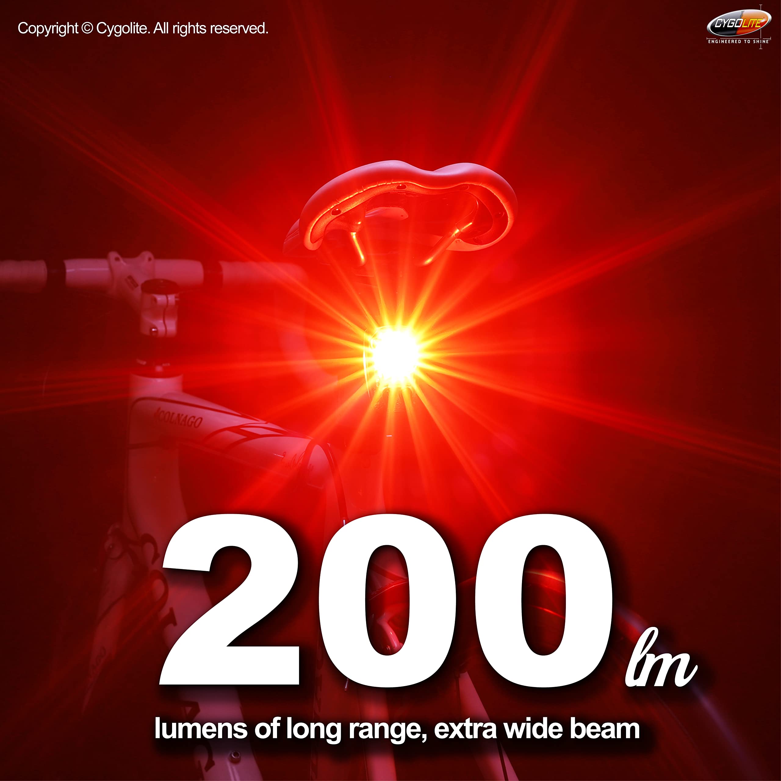 Cygolite Hotshot Pro– 200 Lumen Bike Tail Light [Flexible Mount Type]– 6 Night & Daytime Modes– User Adjustable Flash Speed- Compact Design– Ip64 Water Resistant– Usb Rechargeable–Great For Busy Roads