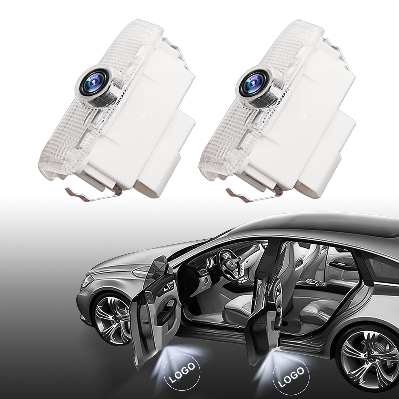 No Fade Car Door Light Logo Compatible for Infiniti  RCBDCYGJ 2 Pack Ultra-Bright Projector Lights for Partial for Q50 Q60 Q70 G25 G37 QX50/56/60/70/80 M25/35/37/45/56 FX35/37/45/50 EX25/35/37
